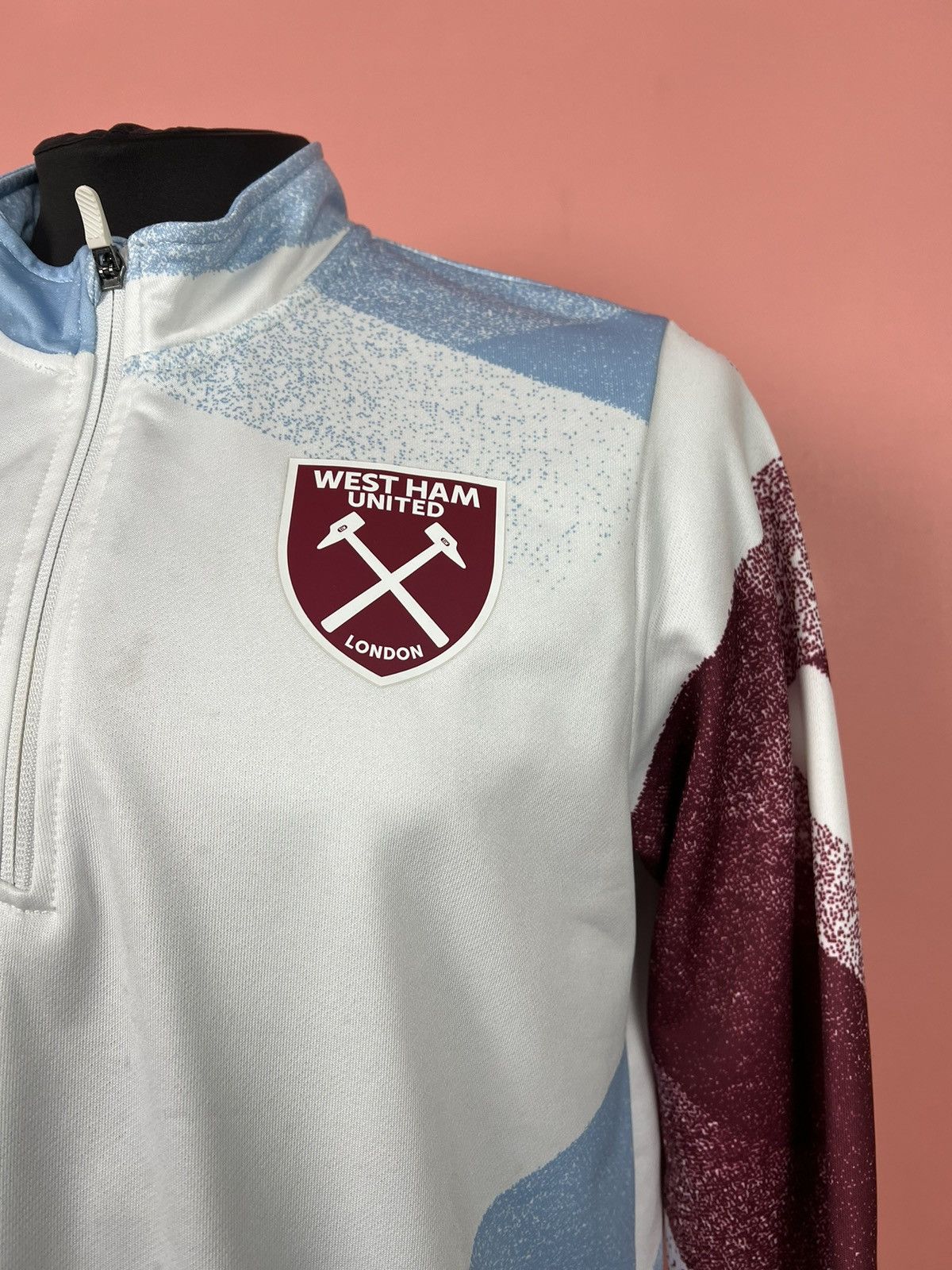 Umbro Umbro west ham united soccer jersey long sleeve 1/3 zip Size US L / EU 52-54 / 3 - 4 Thumbnail