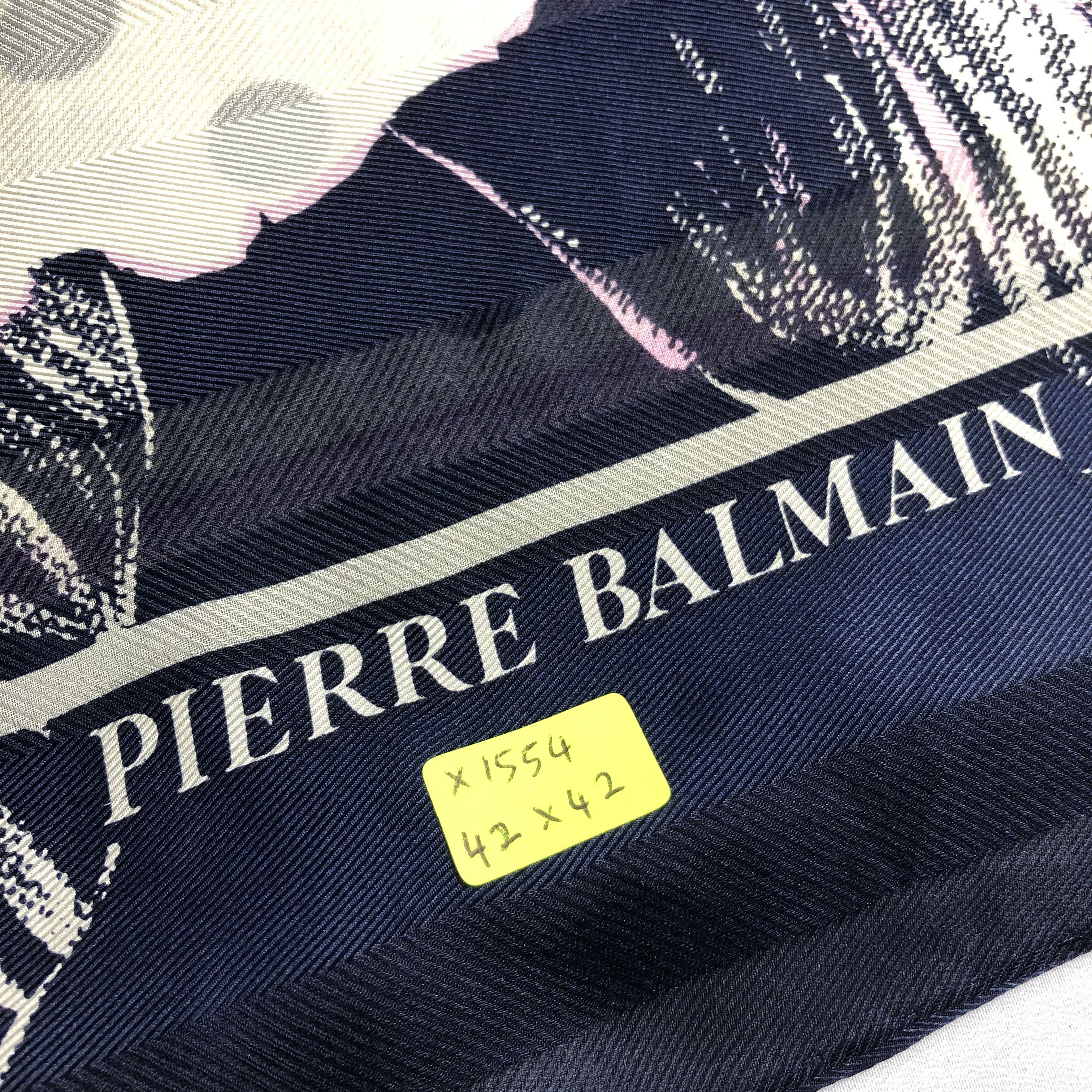 Pierre Balmain Pierre Balmain Silk Scarf Size ONE SIZE - 7 Thumbnail