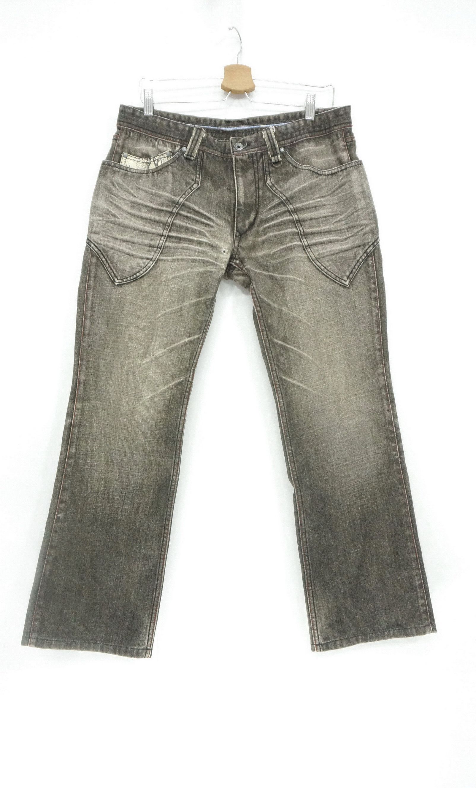 Nicole Club Vintage NICOLE CLUB FOR MEN Distressed Denim Size US 33 - 2 Thumbnail