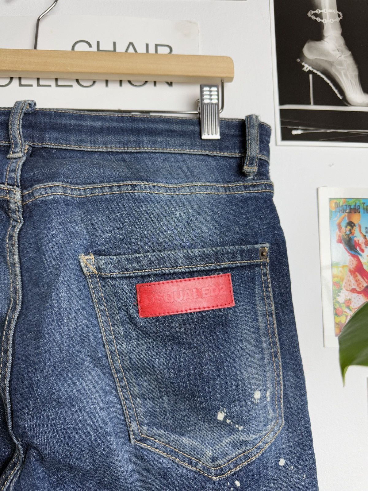 Designer × Dsquared2 Dsquared2 paint splash denim jeans pants 46 designer luxury Size US 30 / EU 46 - 9 Thumbnail