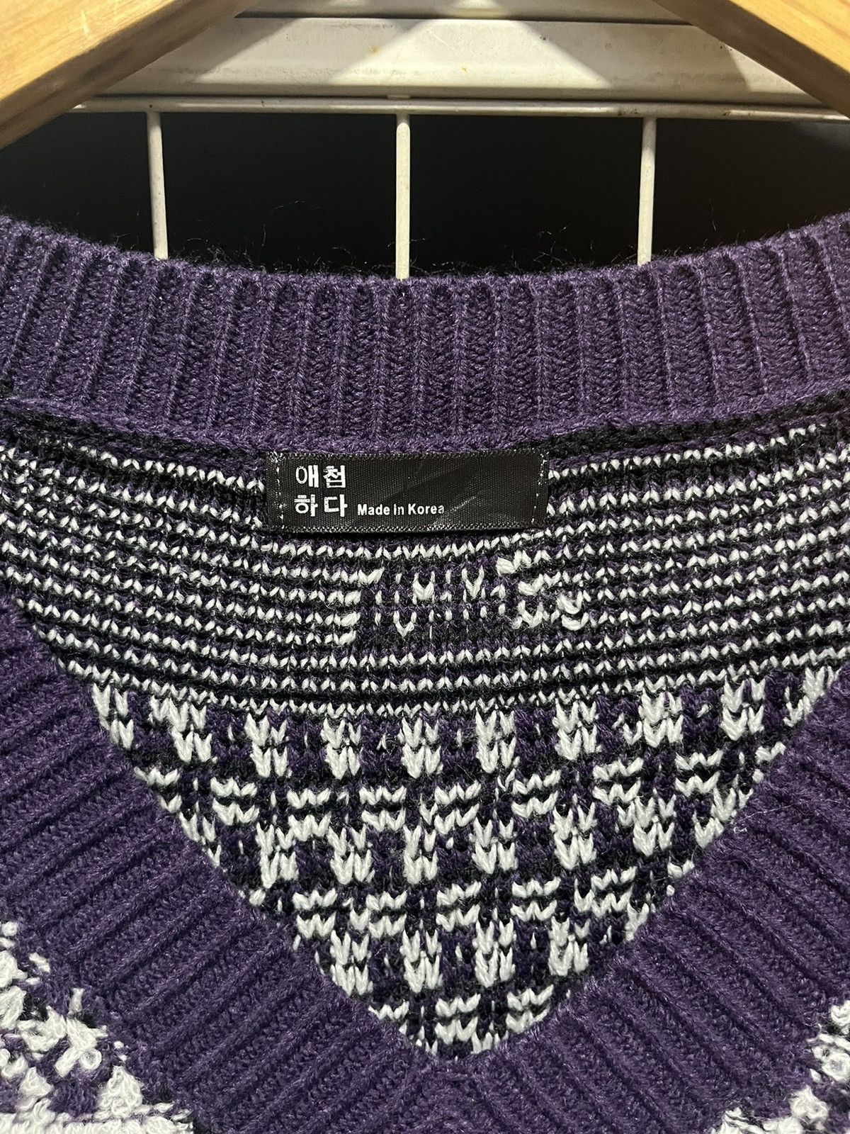 Vintage 3D Knit Vest Sweatshirt Size US L / EU 52-54 / 3 - 5 Thumbnail