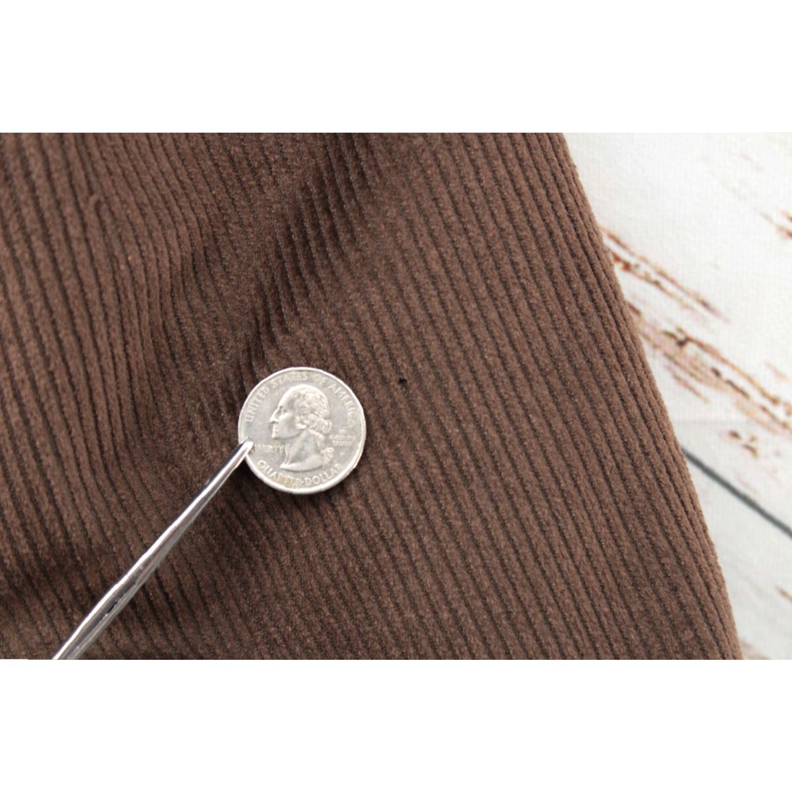 Jos. A. Bank Jos A Bank Blazer Mens 48L Corduroy Wool Silk Brown Preppy Sport Coat Blazer 90s Classic notches Single-Breasted Two-Button Missed Hole Back Arm Size 48R - 2 Thumbnail
