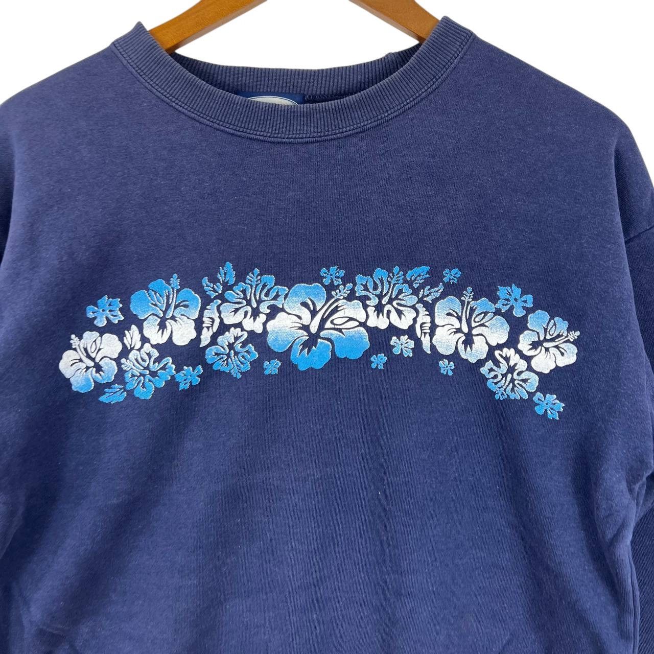 Vintage Vintage SUNNY BOON HIBISCUS Floral Flower Hawaii Sweatshirt Size M / US 6-8 / IT 42-44 - 6 Thumbnail