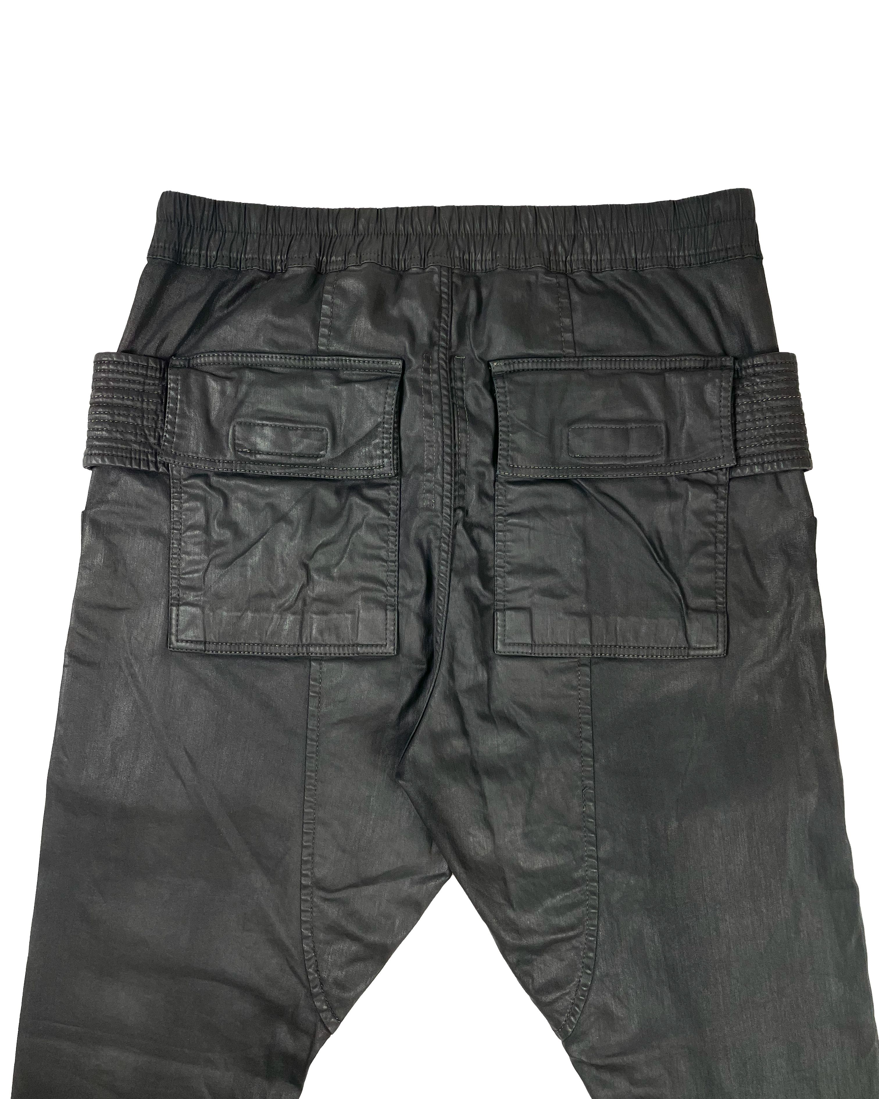 Rick Owens Rick Owens SBW Creatch Cargo Pants Black Wax SS19 Size US 34 / EU 50 - 5 Thumbnail