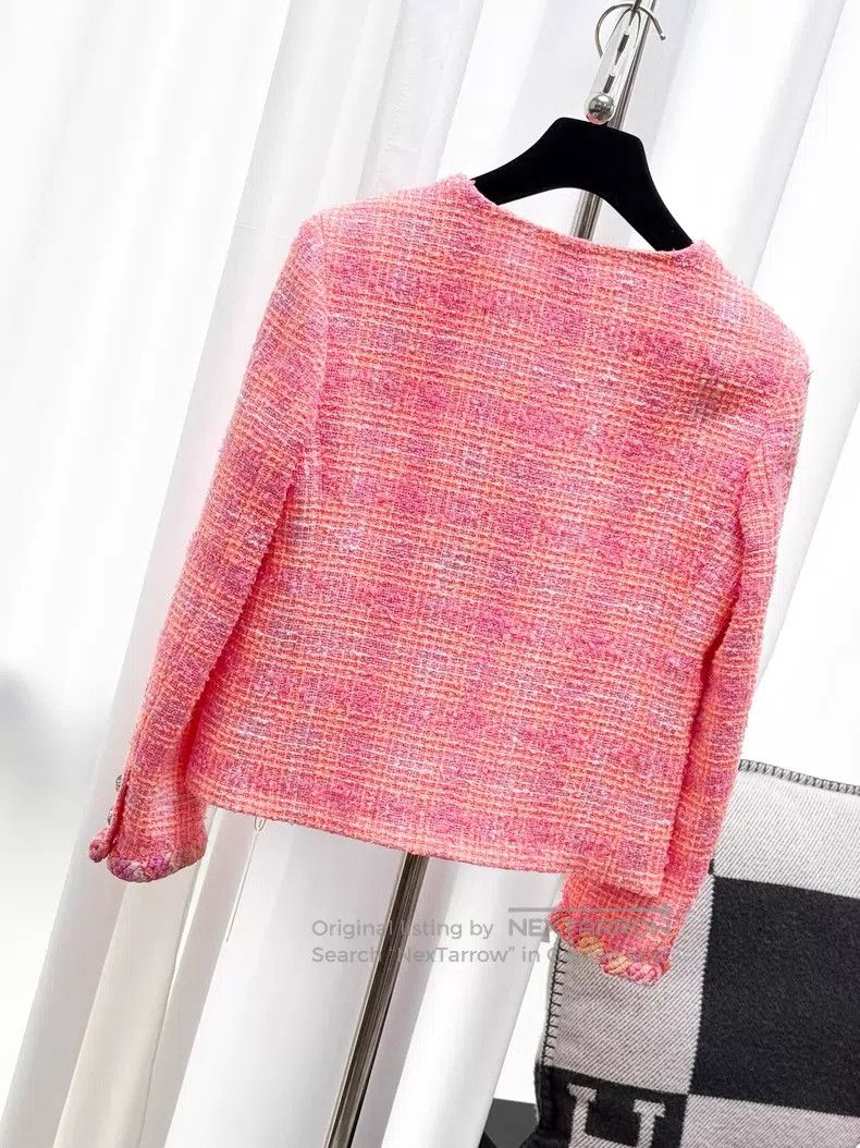 Chanel Chanel Tweed round-neck short coat Size XXS / US 00 / IT 34 - 3 Thumbnail