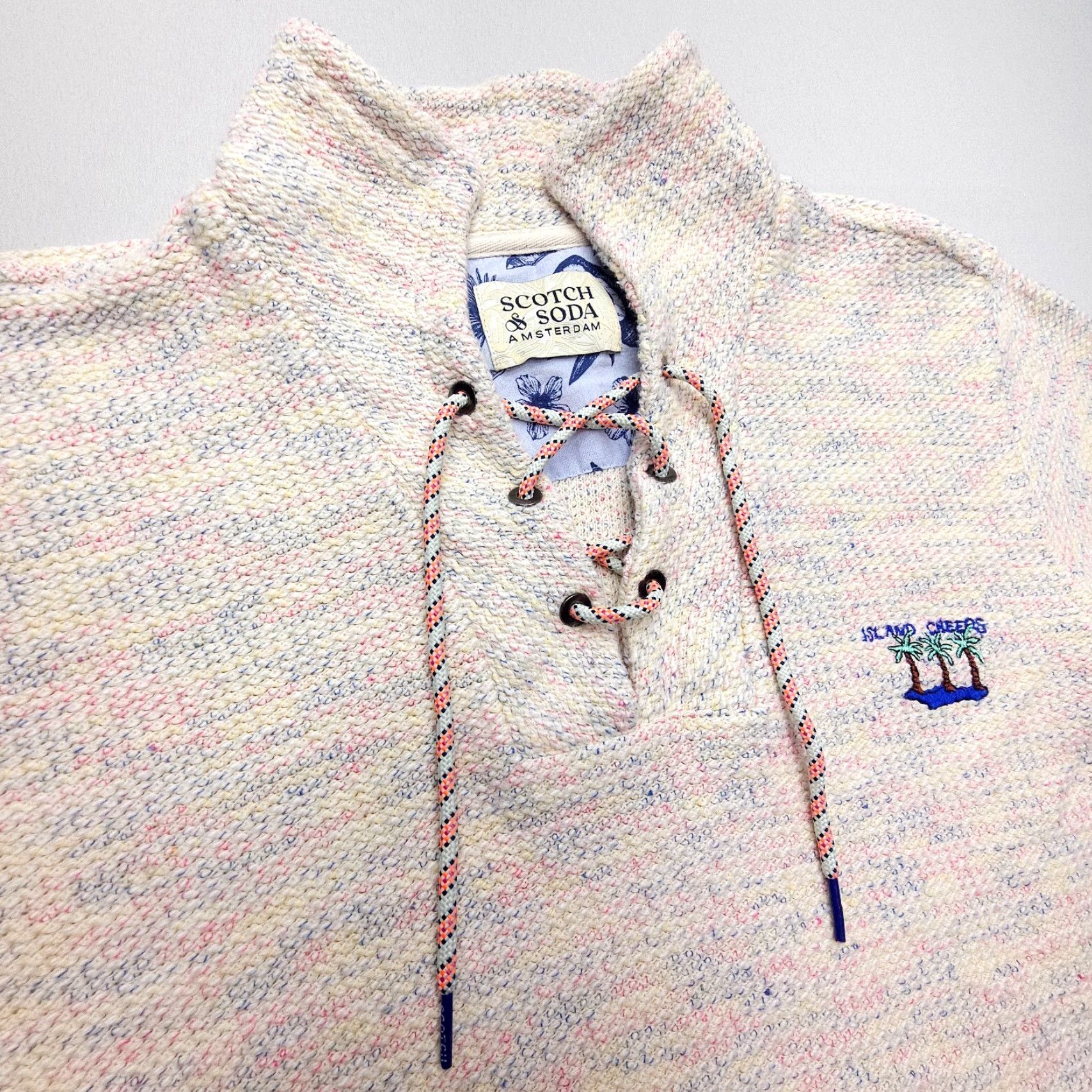 Scotch & Soda Scotch & Soda Multicolor Geometric Sweater Womens Medium Mock Neck Long Sleeve Tropical Pullover Size M / US 6-8 / IT 42-44 - 5 Thumbnail