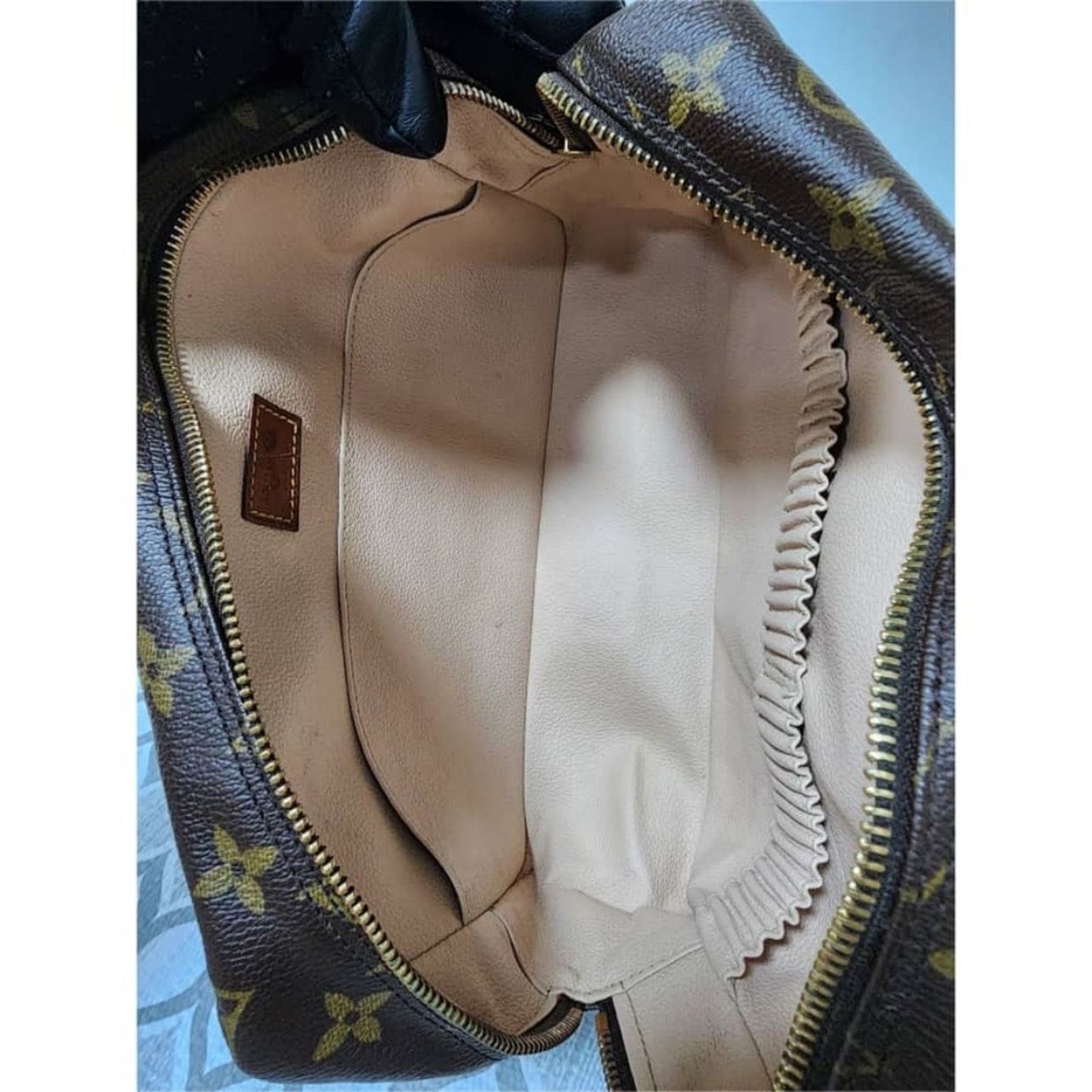 Louis Vuitton LOUIS VUITTON Monogram Canvas Trousse Toilette 28 Clutch Brw Size ONE SIZE - 10 Thumbnail