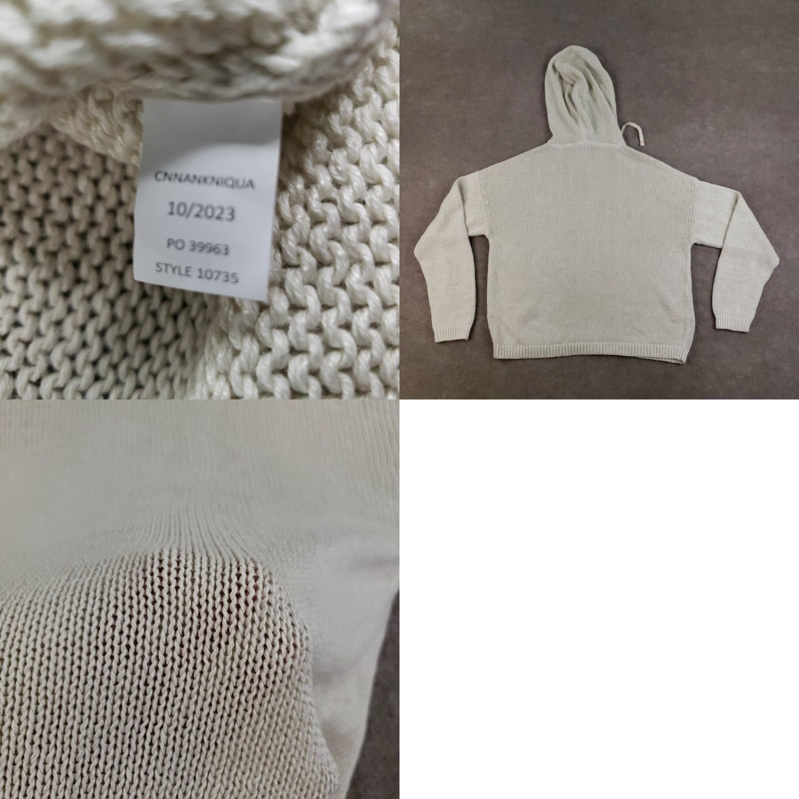 Southern Tide Southern Tide Hoodie Women M Beige Pullover Knit Long Sleeve Casual Shirt? Size M / US 6-8 / IT 42-44 - 8 Thumbnail