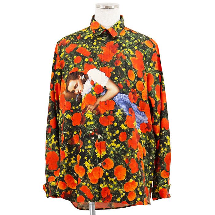 Louis Vuitton Louis Vuitton Louis Vuitton Wizard of Oz Poppies Dorothy Silk Shirt Textile Tops DUTY FREE for USA Size ONE SIZE - 1 Thumbnail