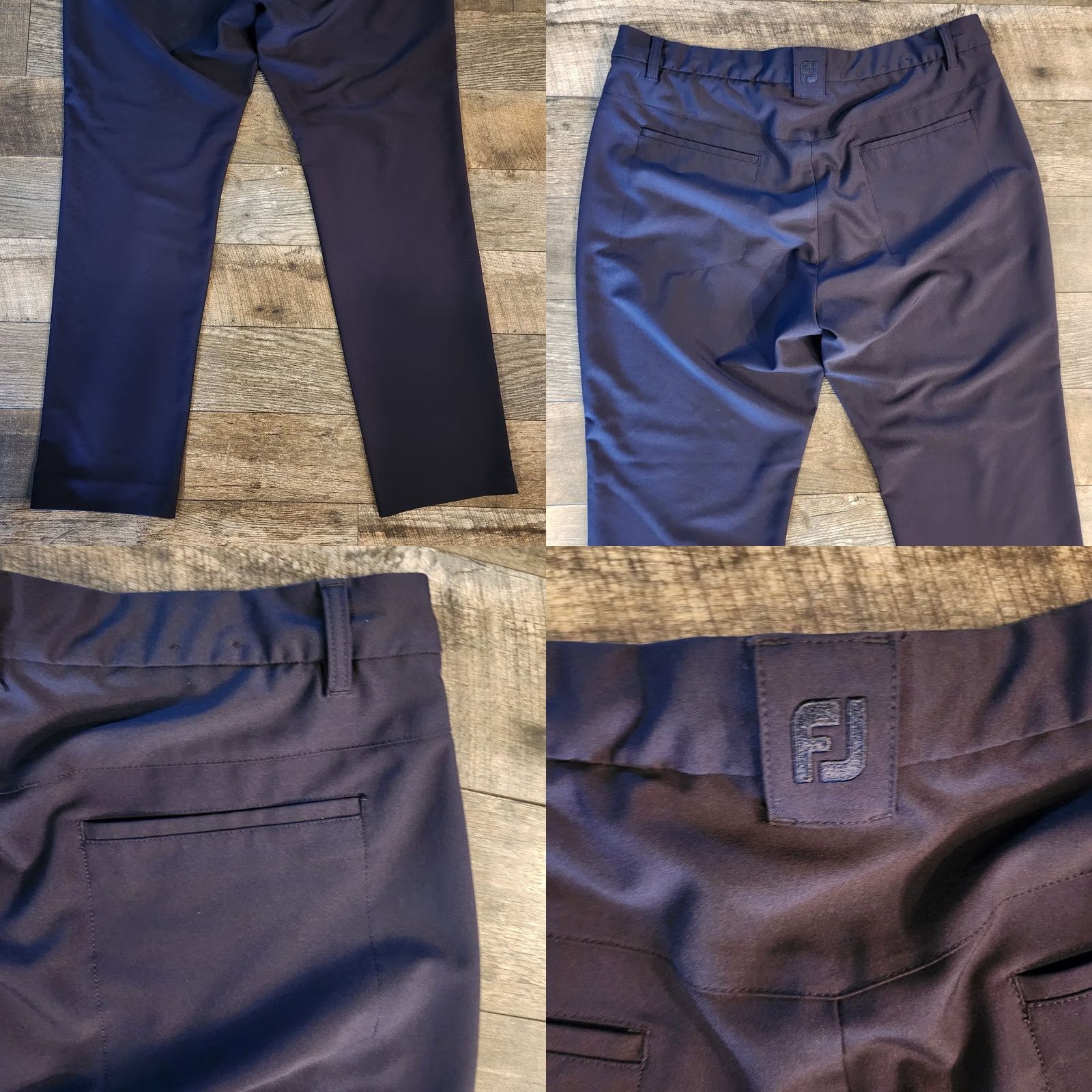 Footjoy FootJoy Tempo Series Golf Pants Mens 38x32 Navy Blue Stretch Performance Shirt? Size US 38 / EU 54 - 8 Thumbnail