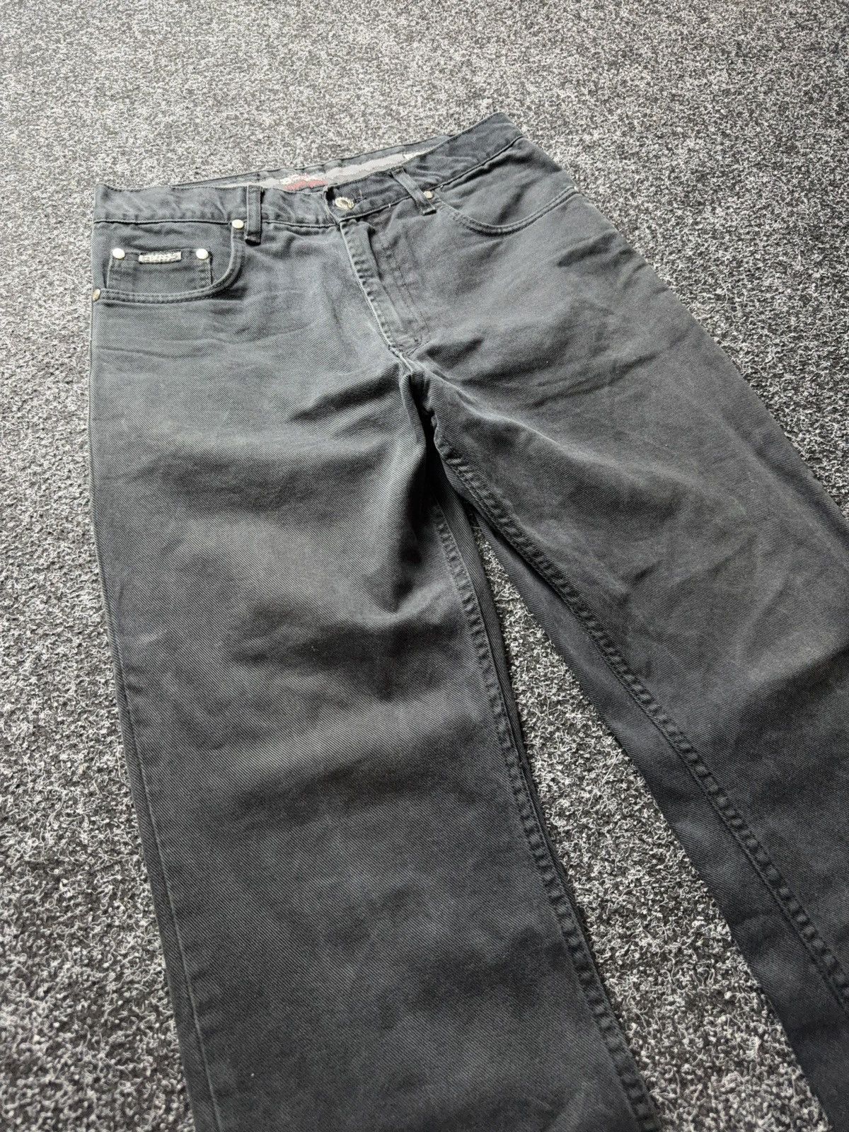 Hugo Boss Retro VNTG 90s Hugo Boss Faded Black Pants Straight Fit Y2K Size US 30 / EU 46 - 4 Thumbnail