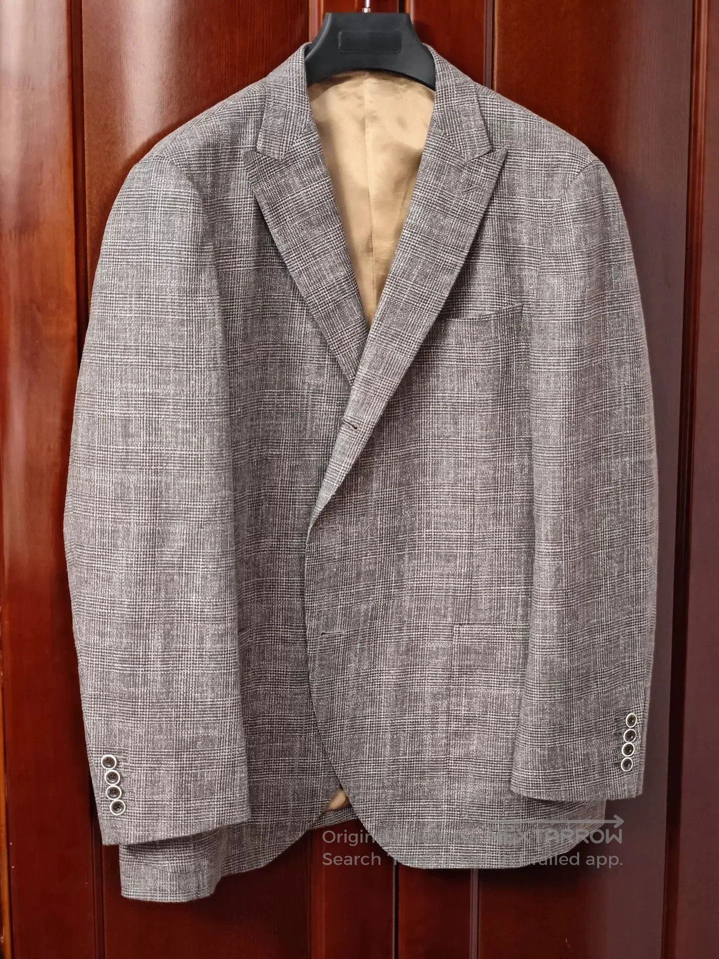 Other Custom Italian Wool Blend Suit Jacket. Size US L / EU 52-54 / 3 - 1 Thumbnail
