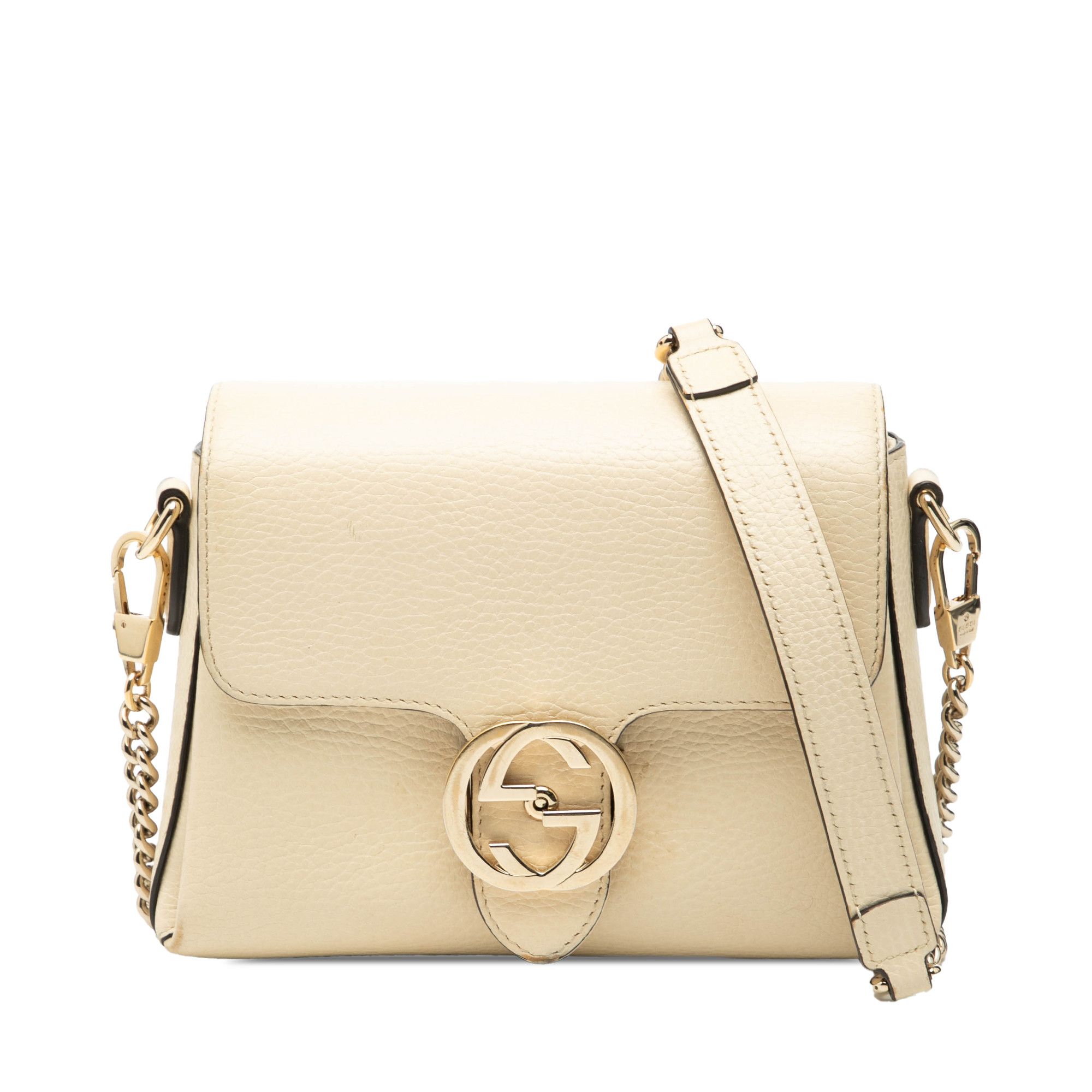 Gucci Gucci Small Dollar Calfskin Interlocking G Crossbody Size ONE SIZE - 1 Thumbnail