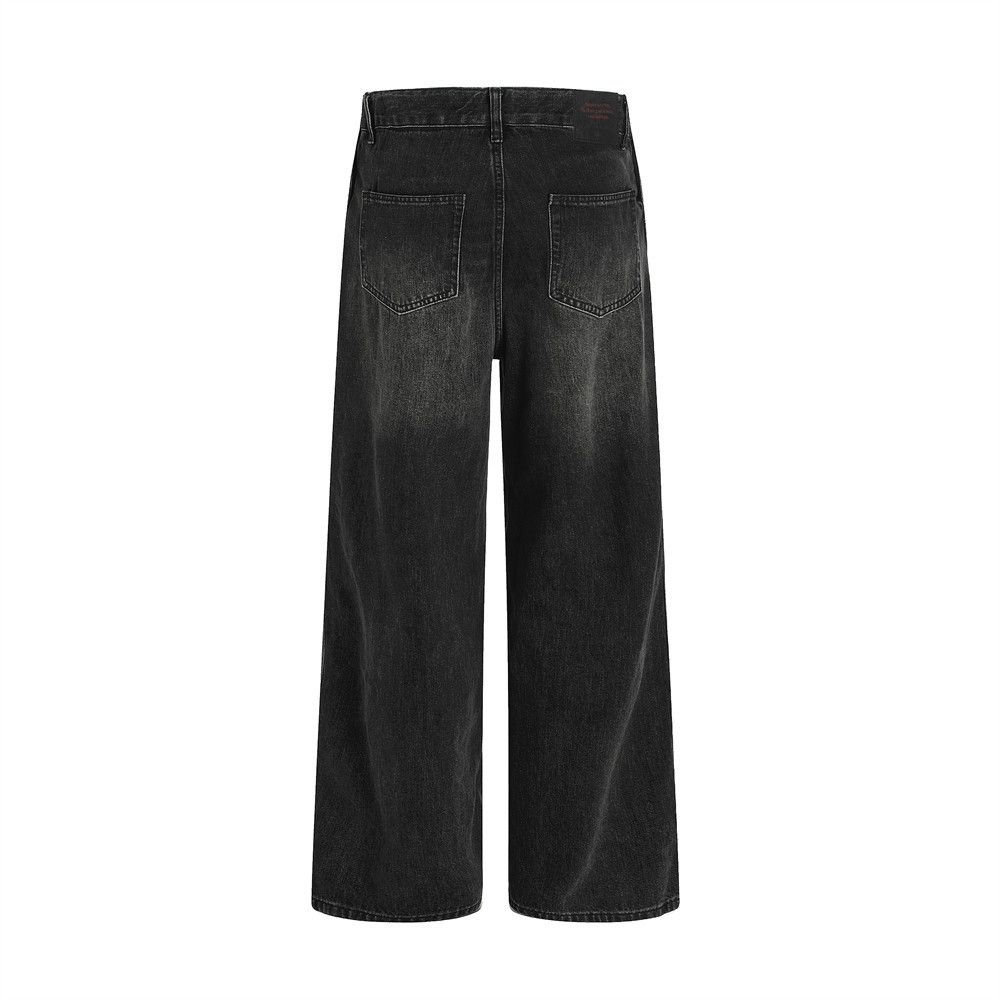 Japanese Brand × Jean American retro washed distressed men's ripped jeans Size US 32 / EU 48 - 3 Thumbnail