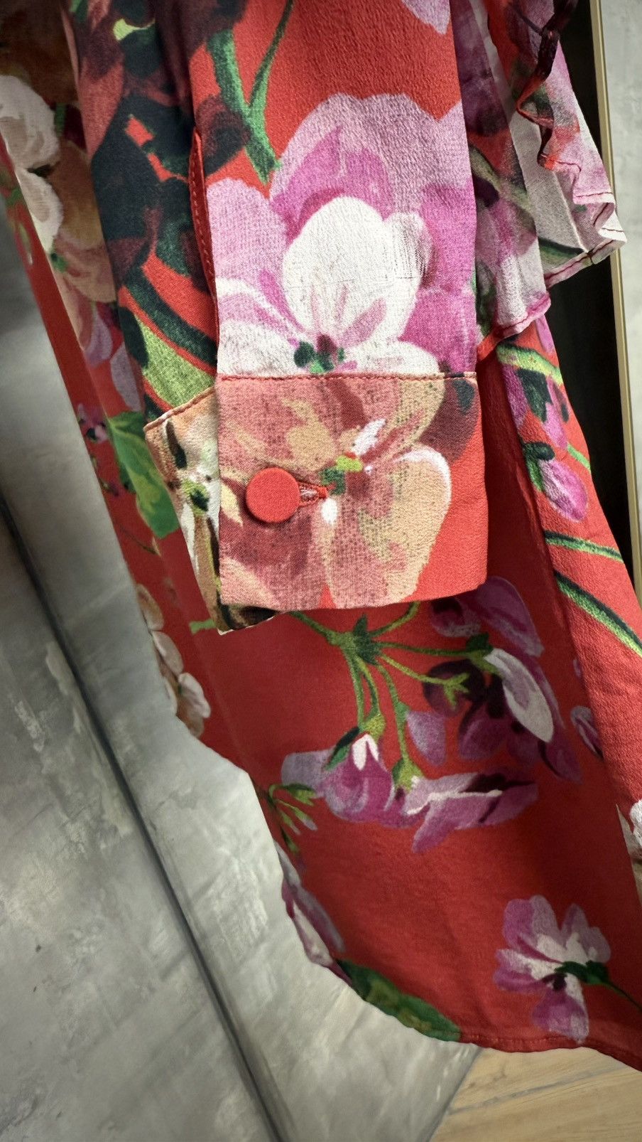 Gucci Floral silk dress L Size L / US 10 / IT 46 - 9 Thumbnail