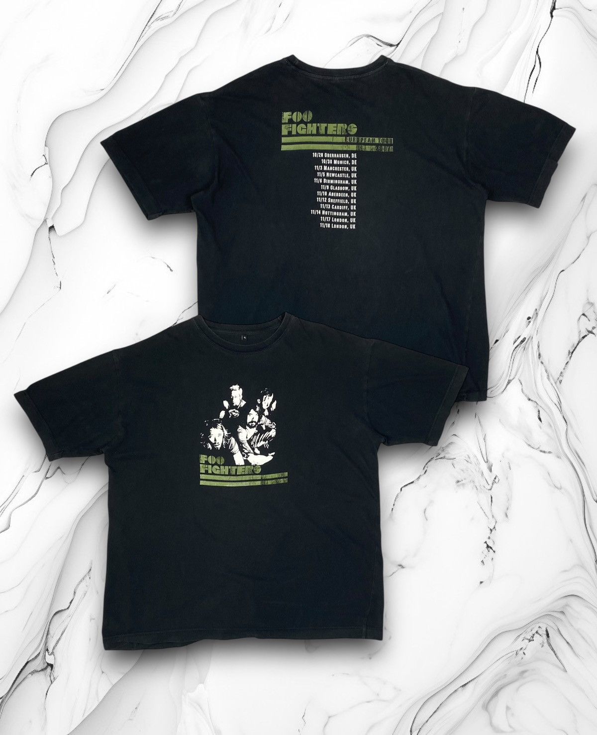 Band Tees Foo Fighters Rock Euro Tour 2007 Music T Shirt Size US XL / EU 56 / 4 - 1 Thumbnail