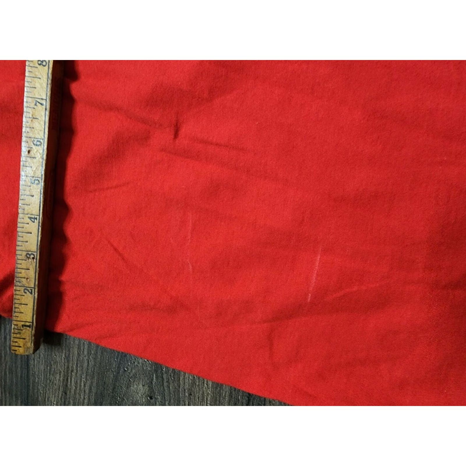 Fruit Of The Loom VINTAGE Fruit of the Loom Red Graphic Tee Mens 2XL Puff Paint Poinsettia Christmas 1980s Distressed Size US XXL / EU 58 / 5 - 3 Thumbnail
