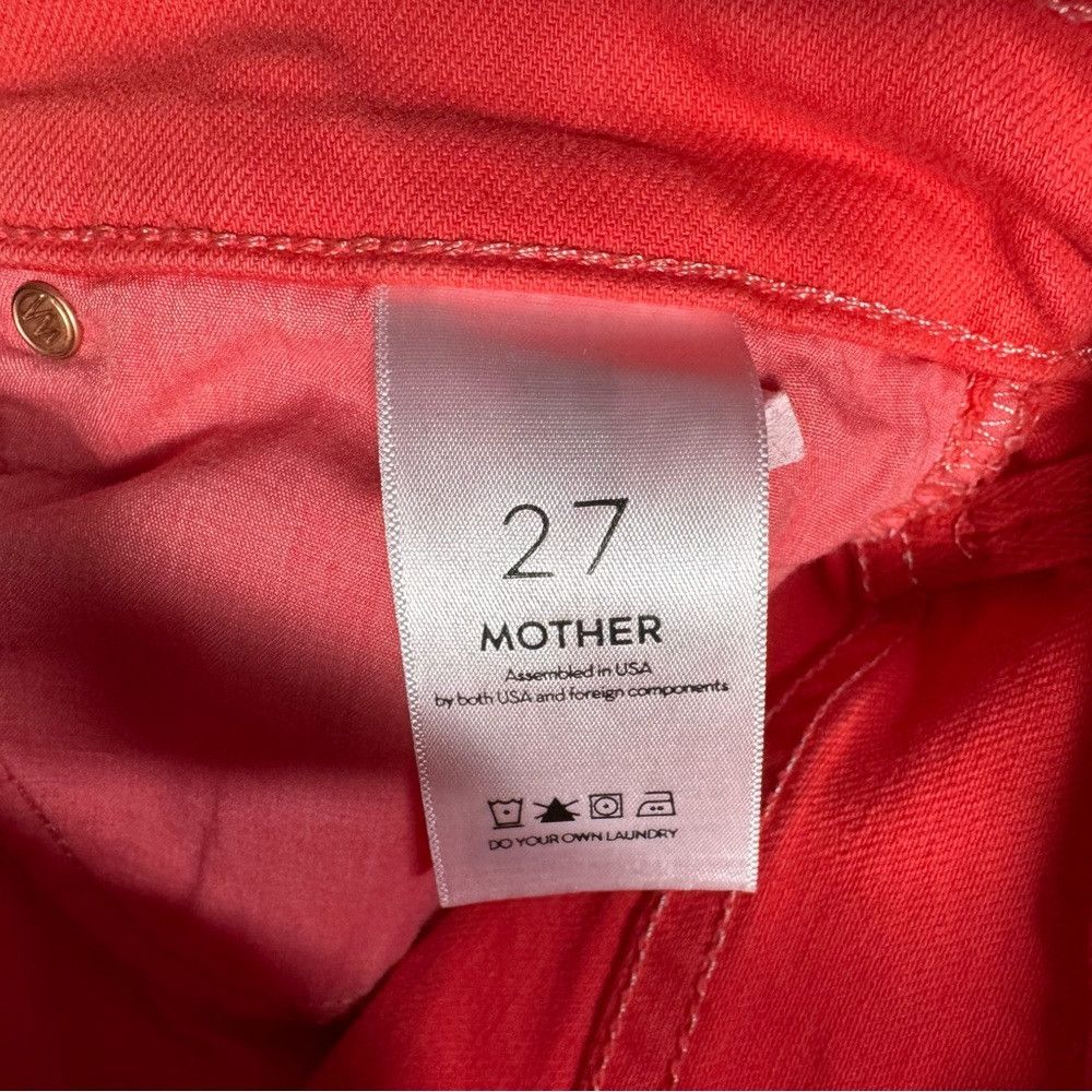 MOTHER MOTHER Stunner Ankle Step Fray in Tomato Jeans Size 27 Size 27" / US 4 / IT 40 - 7 Thumbnail