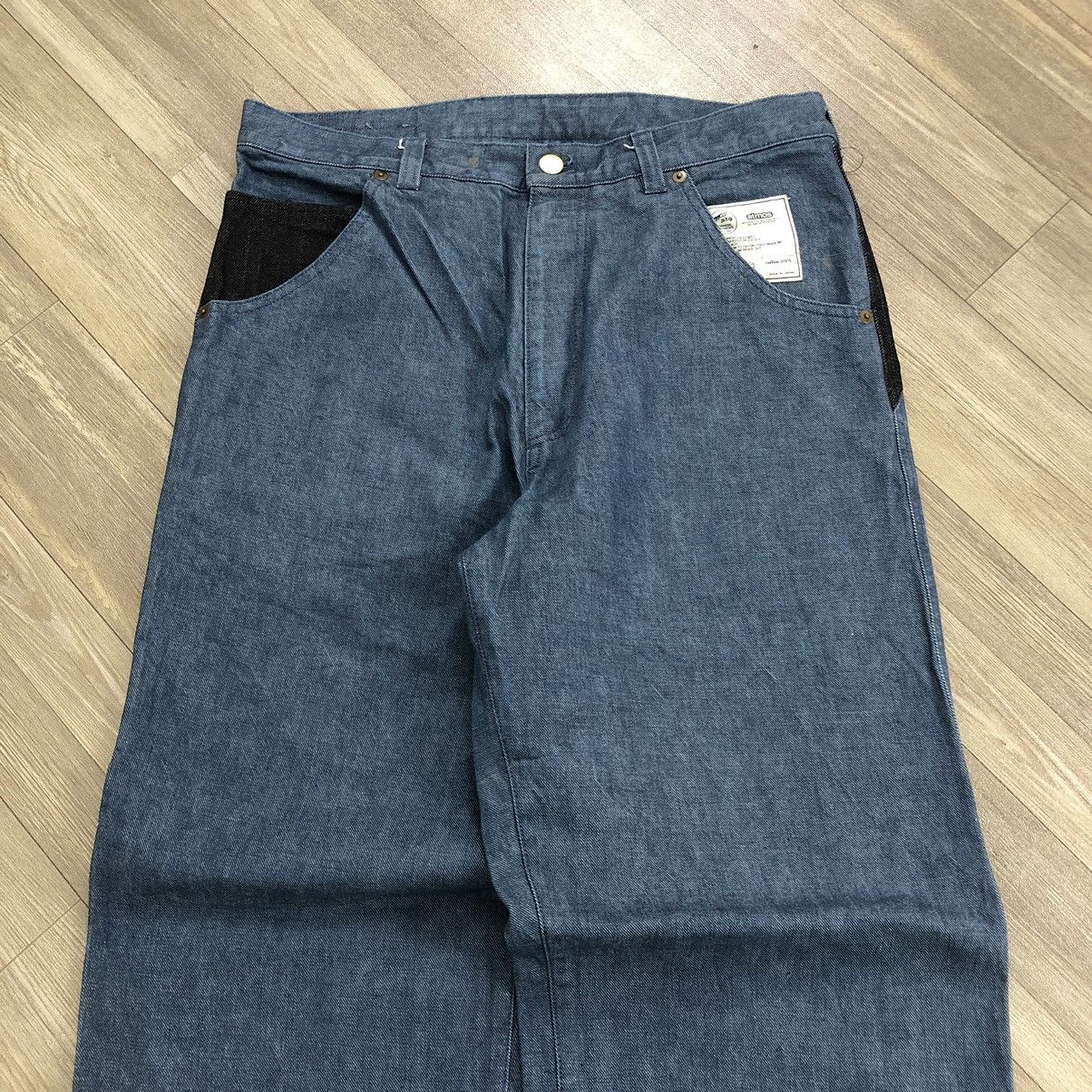 Japanese Brand × atmos Y2K Atmos Denim Nonnova Sednose Baggy Jeans Jnco Style Size US 34 / EU 50 - 2 Thumbnail