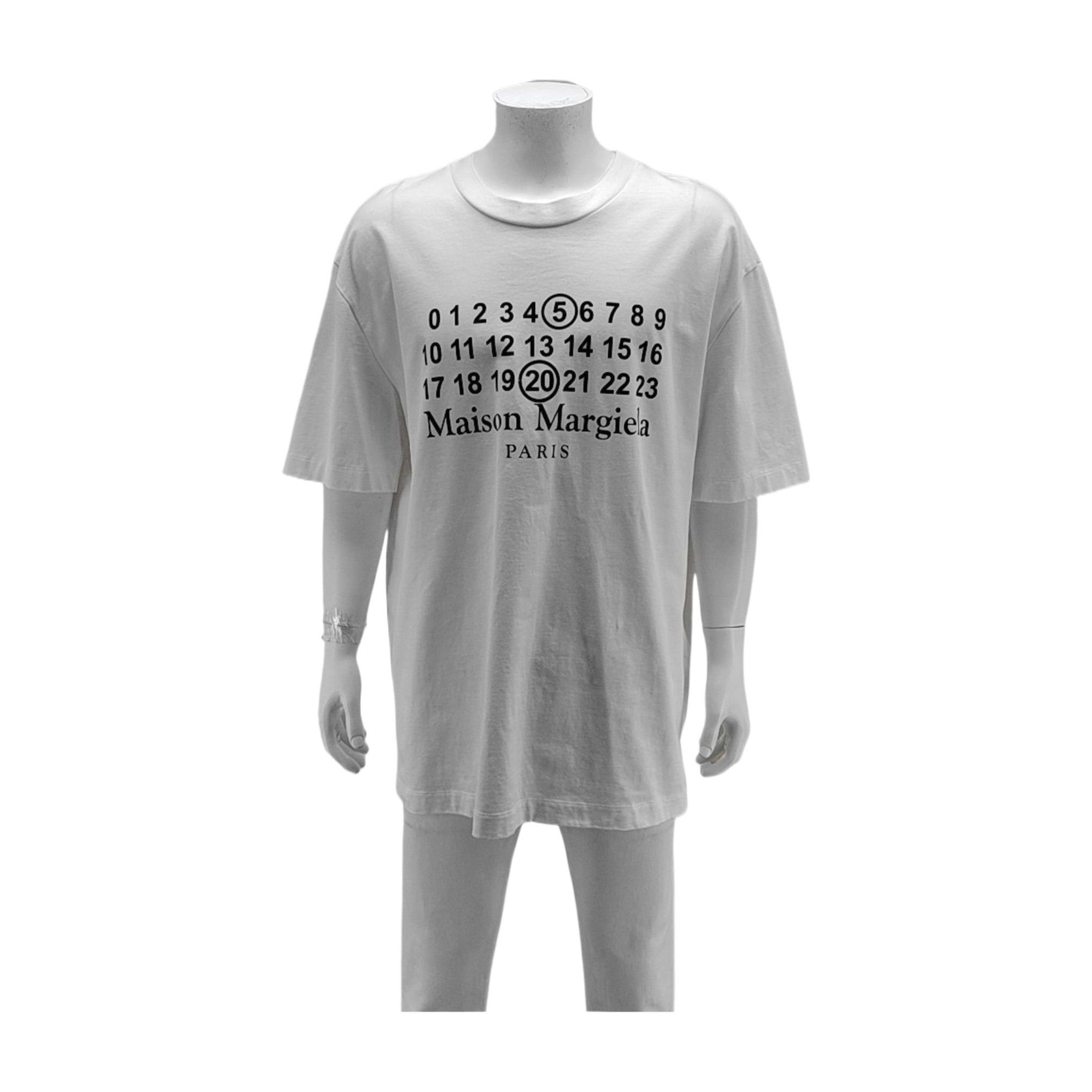 Maison Margiela Maison Margiela Numbers Logo T Shirt. | Grailed