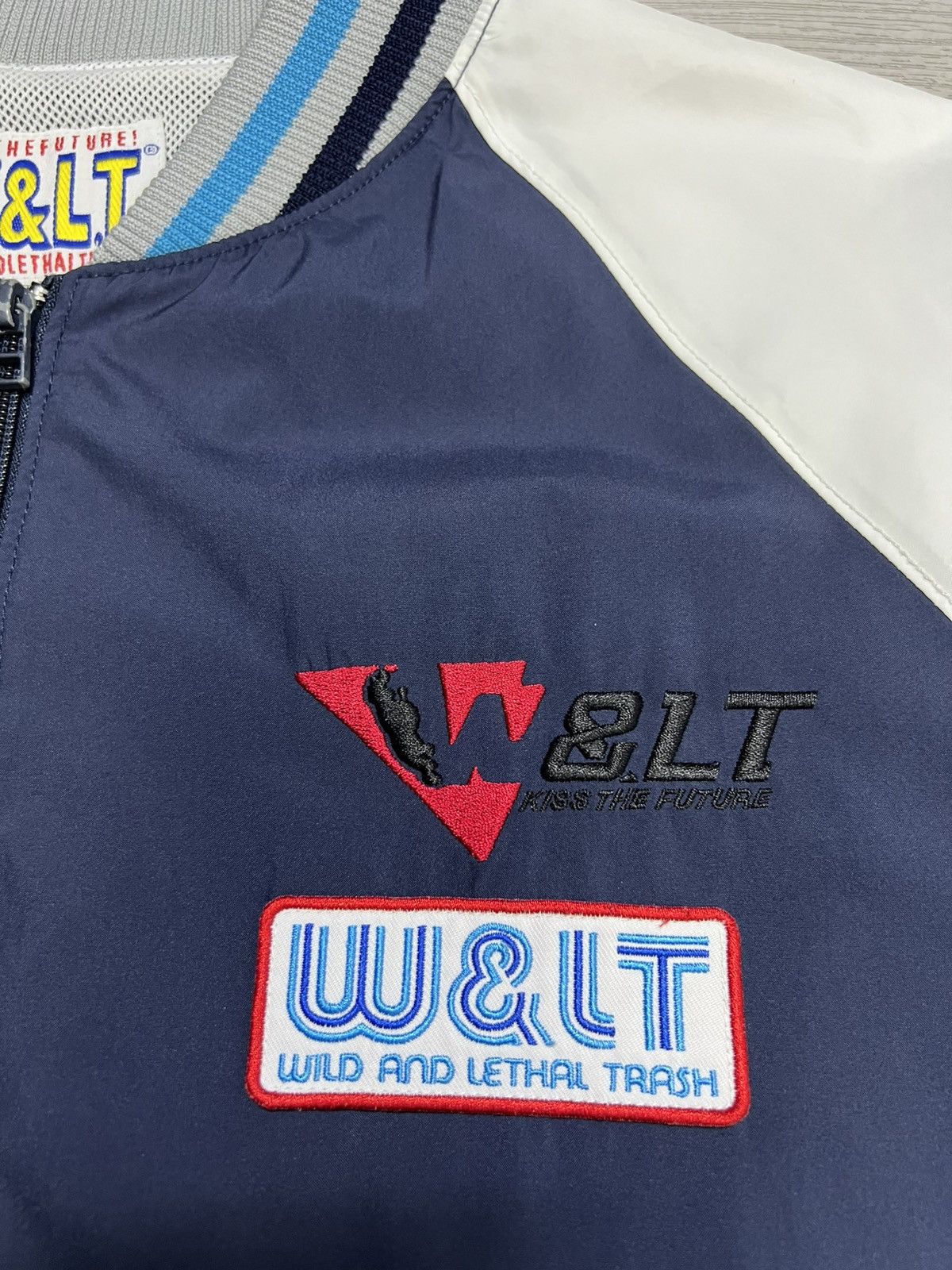 Walter Van Beirendonck Archive W&LT - Logo Patches Nylon Varsity Jacket Size L / US 10 / IT 46 - 9 Thumbnail