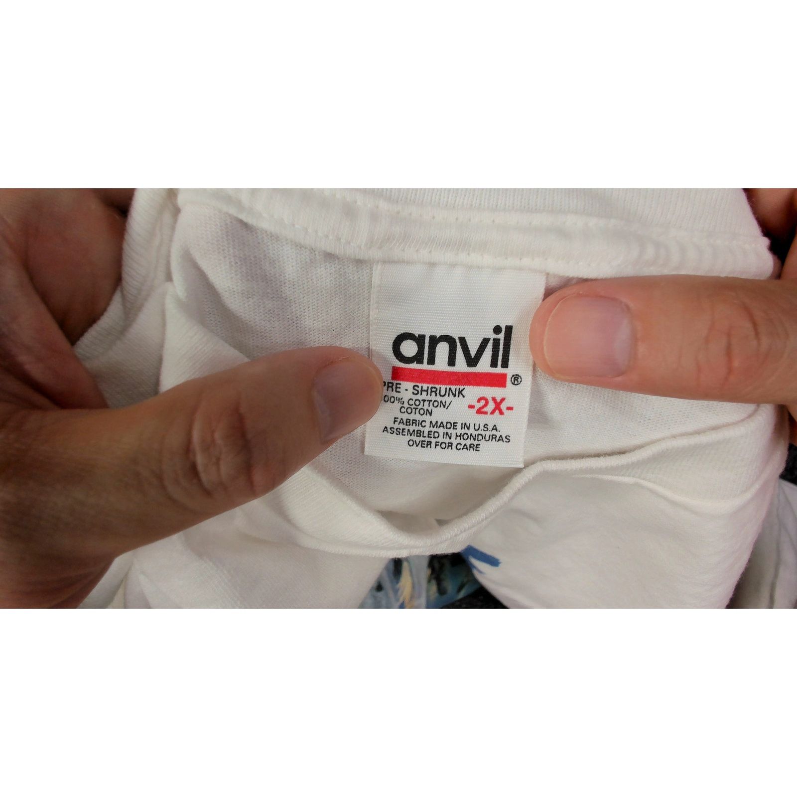 Anvil Vintage | 90s Hermon Adams "Winter" Single Stitch Art Tee Size US XL / EU 56 / 4 - 8 Thumbnail