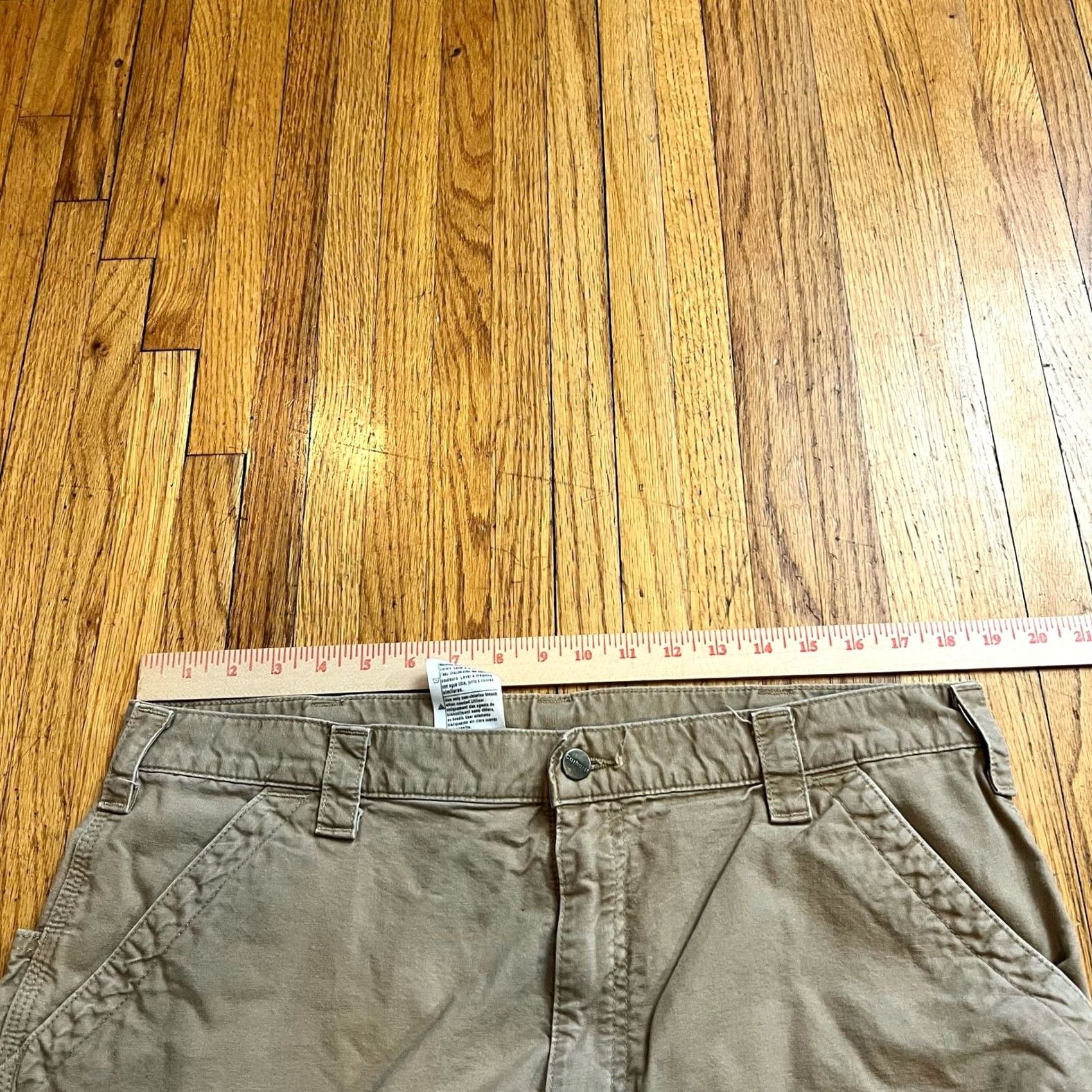 Carhartt Carhartt Shorts Mens 38 Beige Original Fit Carpenter Work Gorpcore B147 Tan X9.5 Size US 38 / EU 54 - 6 Thumbnail