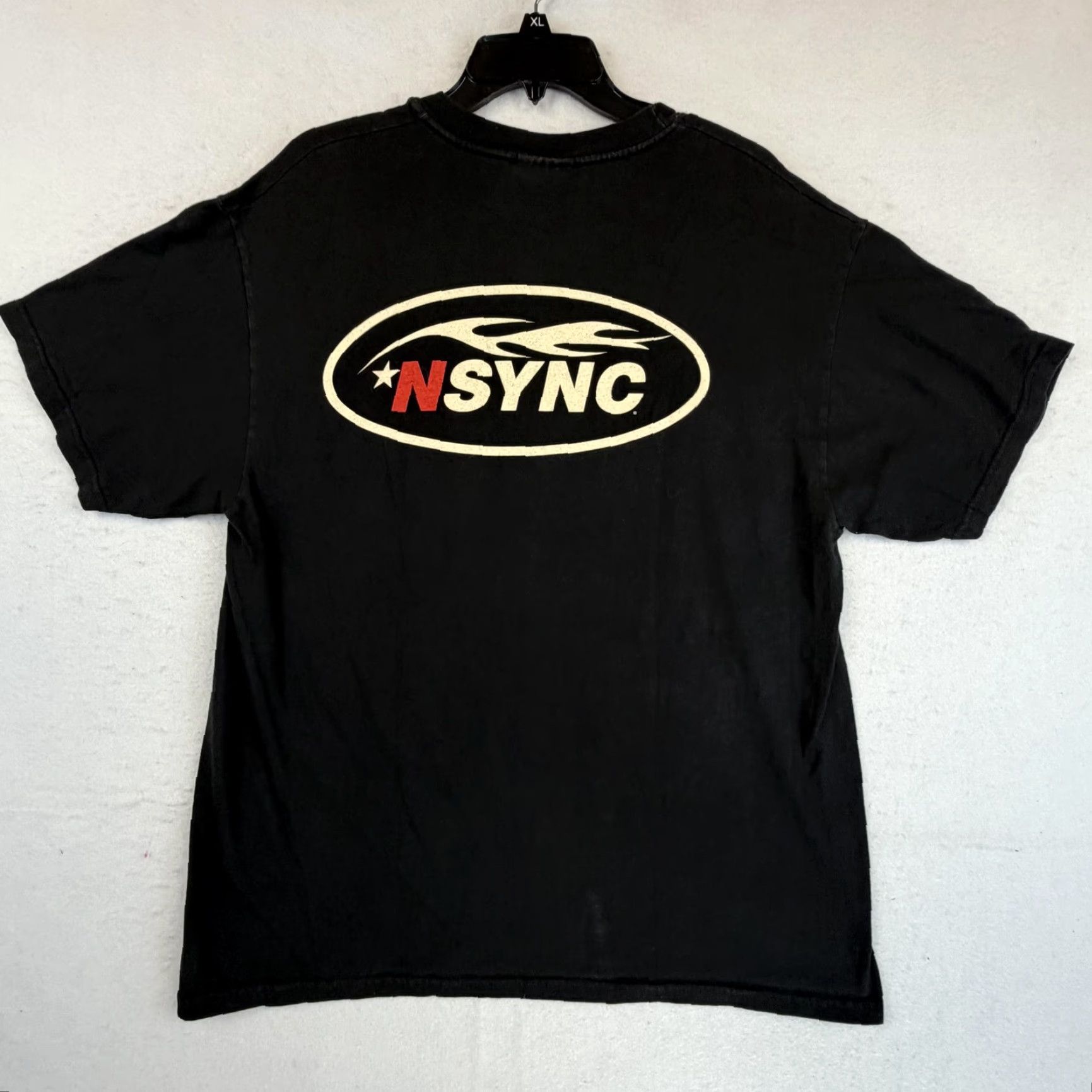 Vintage VINTAGE NSYNC Shirt Mens Large Black 1999 Faces Graphic Boy Band 90s Winterland Size US L / EU 52-54 / 3 - 6 Thumbnail