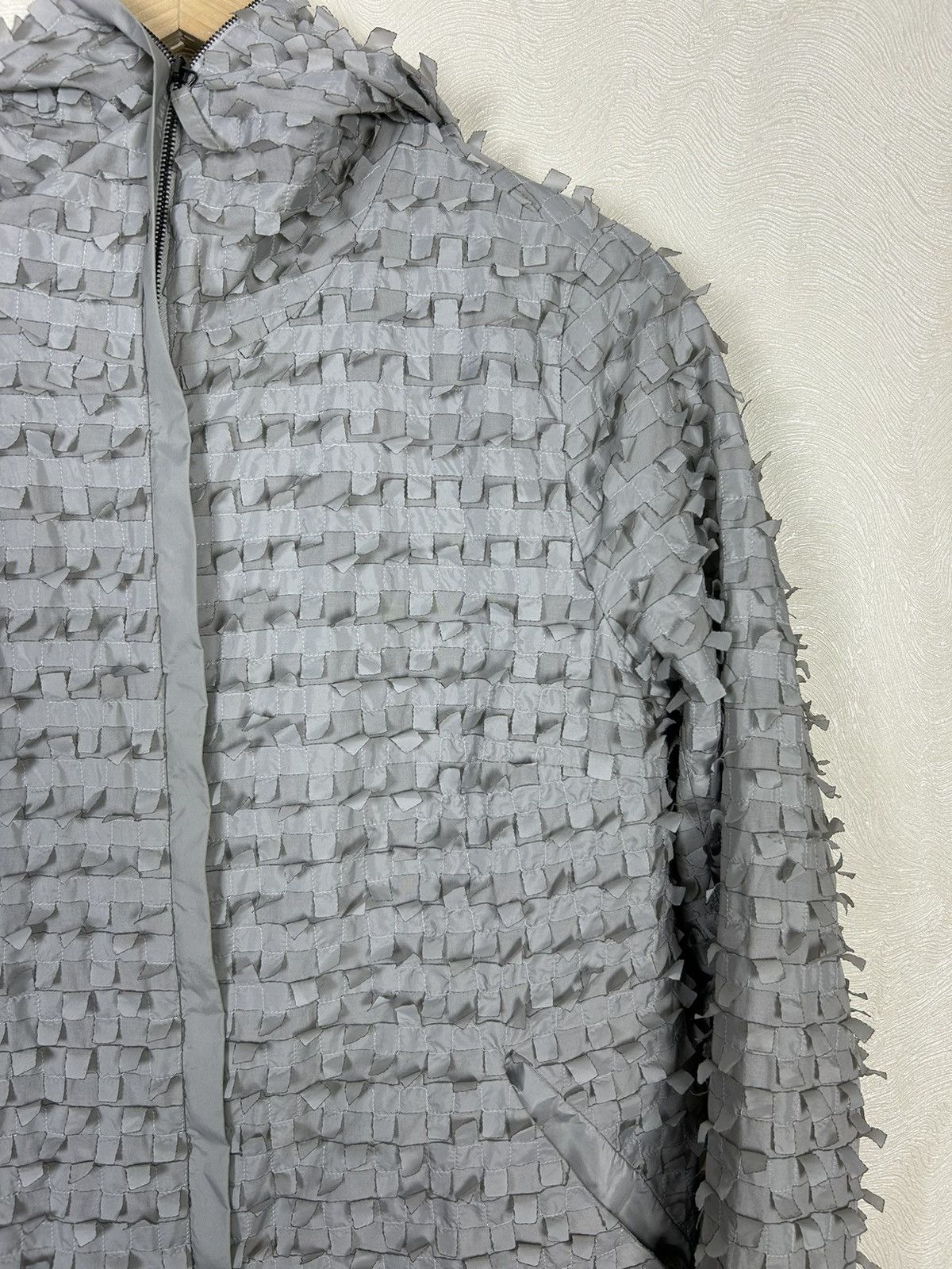 Annette Gortz × Vintage Annette Gortz Textured Grey Designer Jacket Size EU36 Size XS / US 0-2 / IT 36-38 - 3 Thumbnail