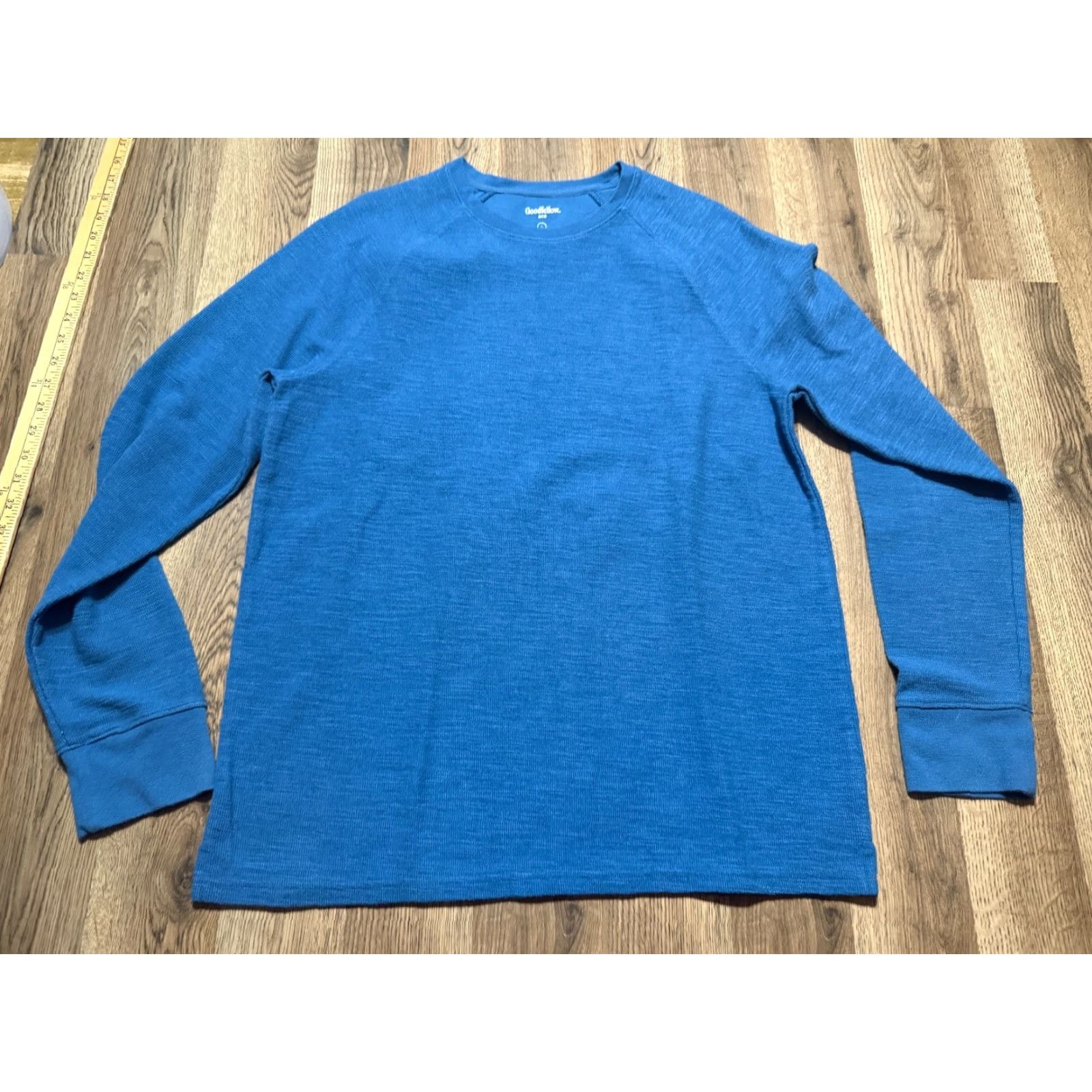 Vintage Goodfellow & Co. Sweater Mens Large Blue Crewneck Pullover Size US L / EU 52-54 / 3 - 2 Thumbnail