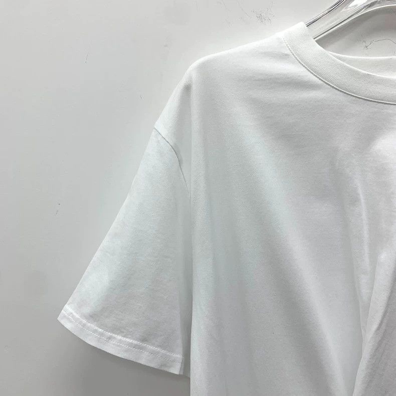 Givenchy Givenchy White Logo Stamp Cotton Crew Neck T-Shirt Size US S / EU 44-46 / 1 - 3 Thumbnail
