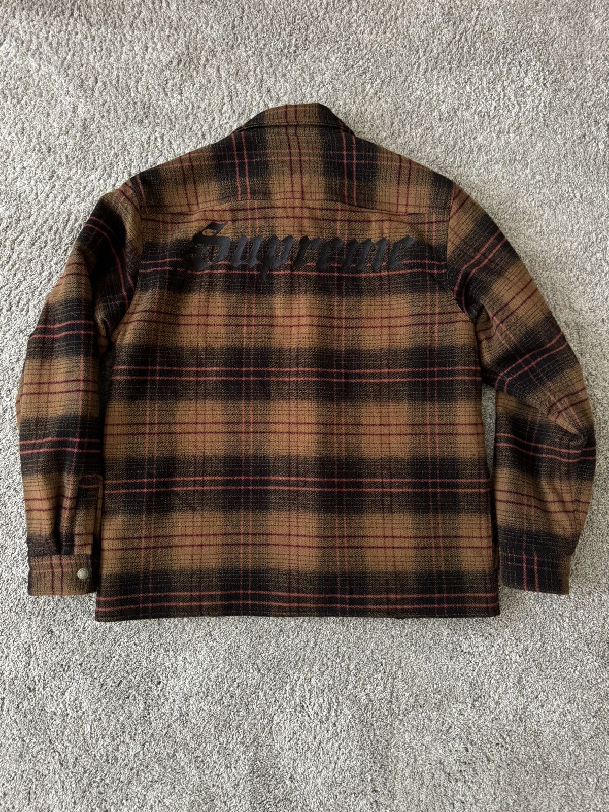 Supreme Lined Flannel Snap Shirt 