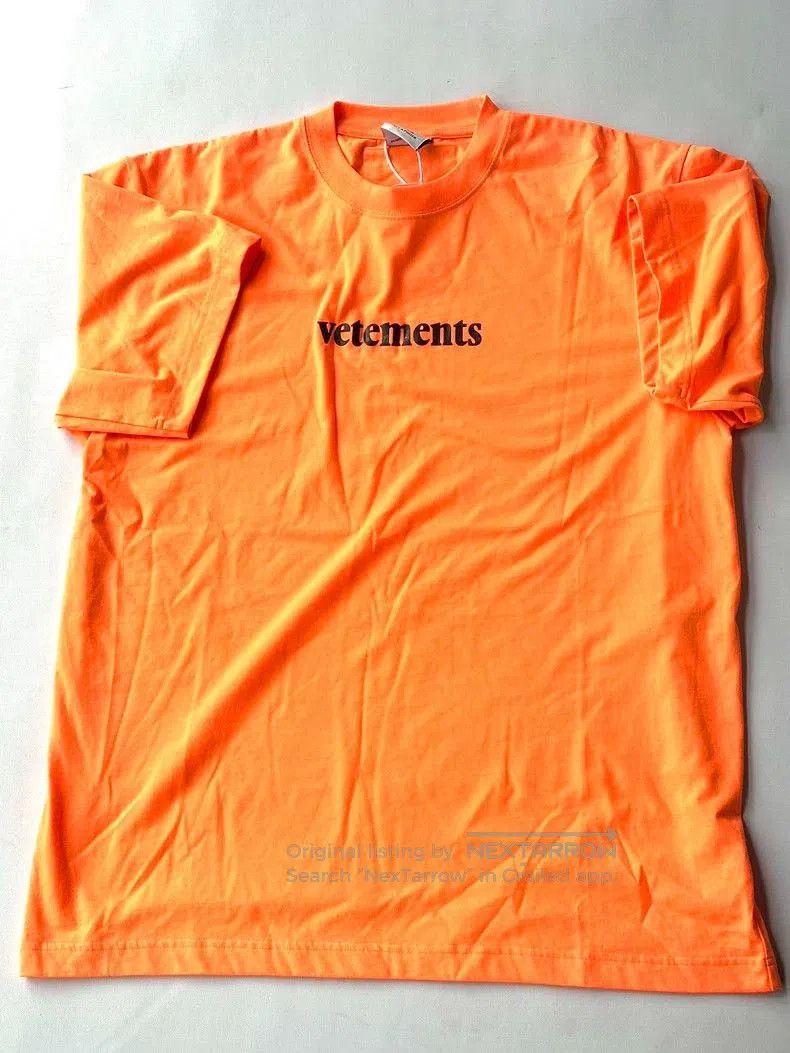 Vetements Vetements Classic Logo Orange T. Size US M / EU 48-50 / 2 - 1 Thumbnail