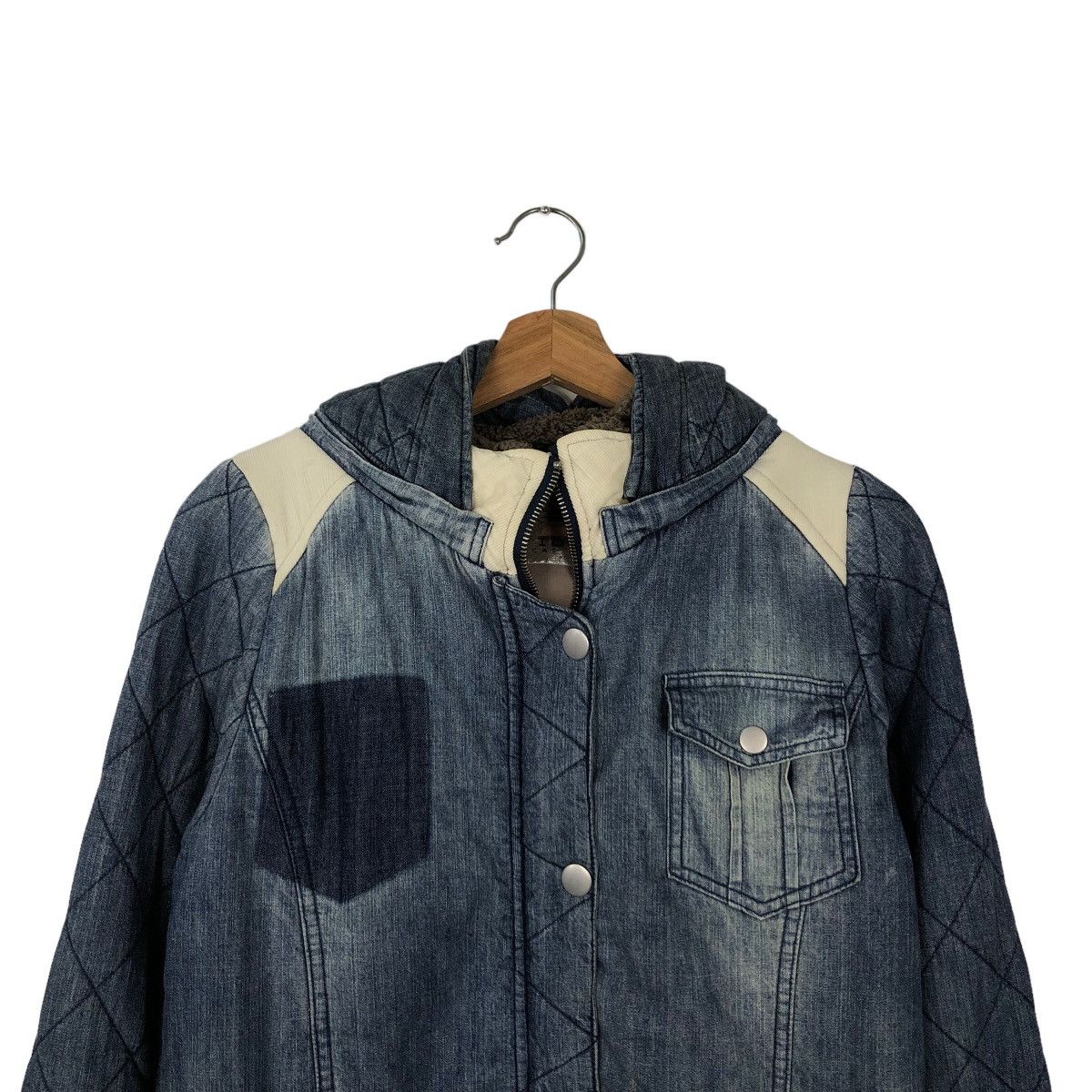 Blue Blue Japan 🔥VINTAGE DENIM JACKET EMOTION BLUE BLUE JAPAN DESIGN Size US M / EU 48-50 / 2 - 2 Thumbnail