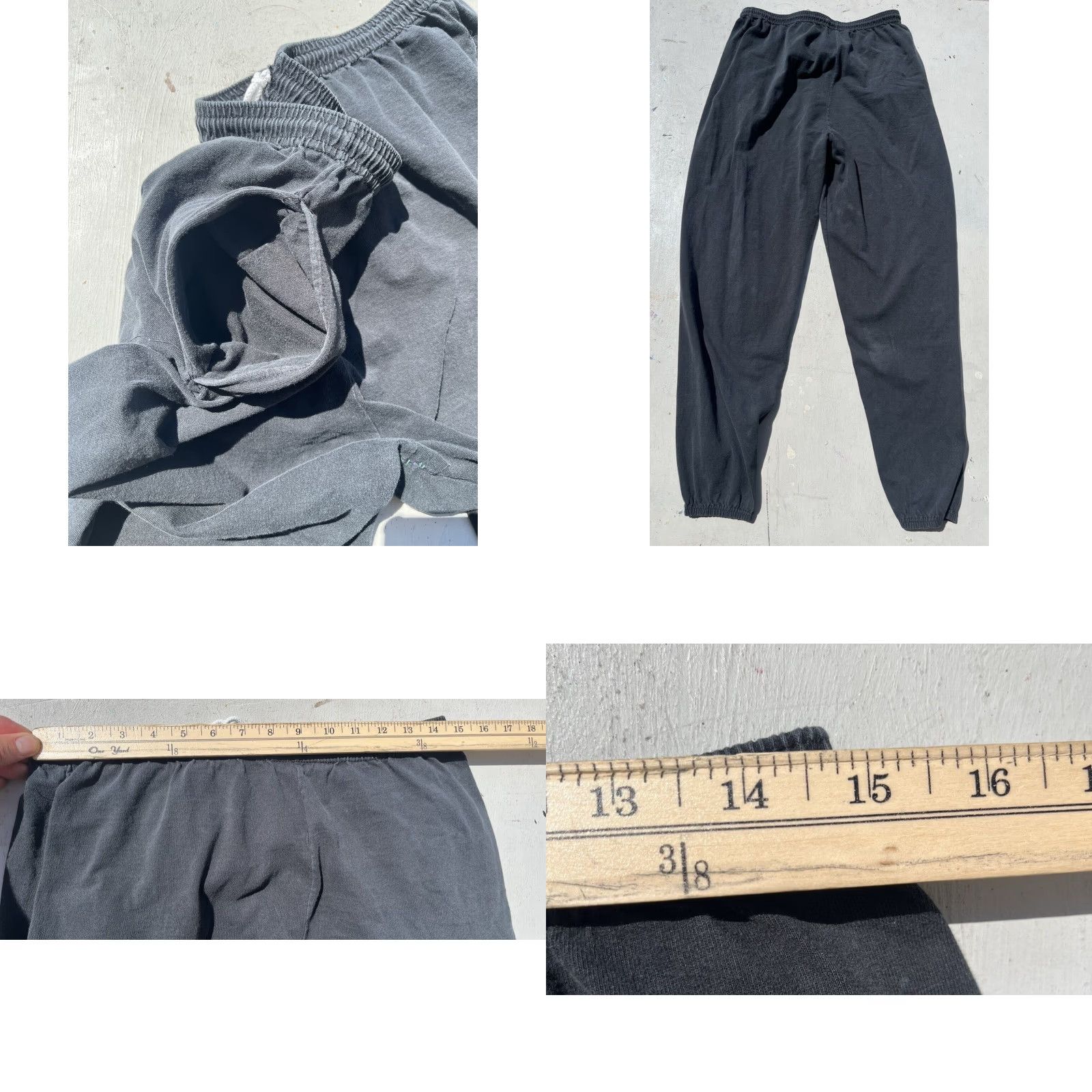 Vintage VINTAGE Bike Men's Sweatpants Black L 90s Streetwear Activewear Joggers USA Stretch Comfortable Size US 33 - 8 Thumbnail