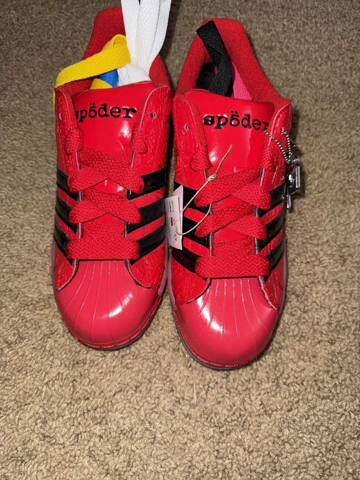 Adidas Adidas Superstar SP5DER Sneakers Red Size US 7.5 / EU 40-41 - 3 Thumbnail