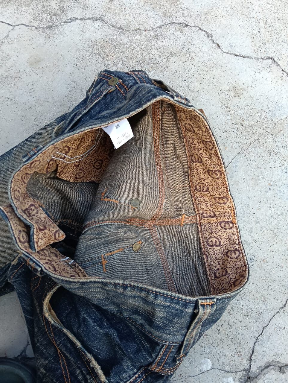 Edwin Edwin 503 Blue Trip Muddy Wash Natural Fades Japanese denim. Size US 28 / EU 44 - 7 Thumbnail