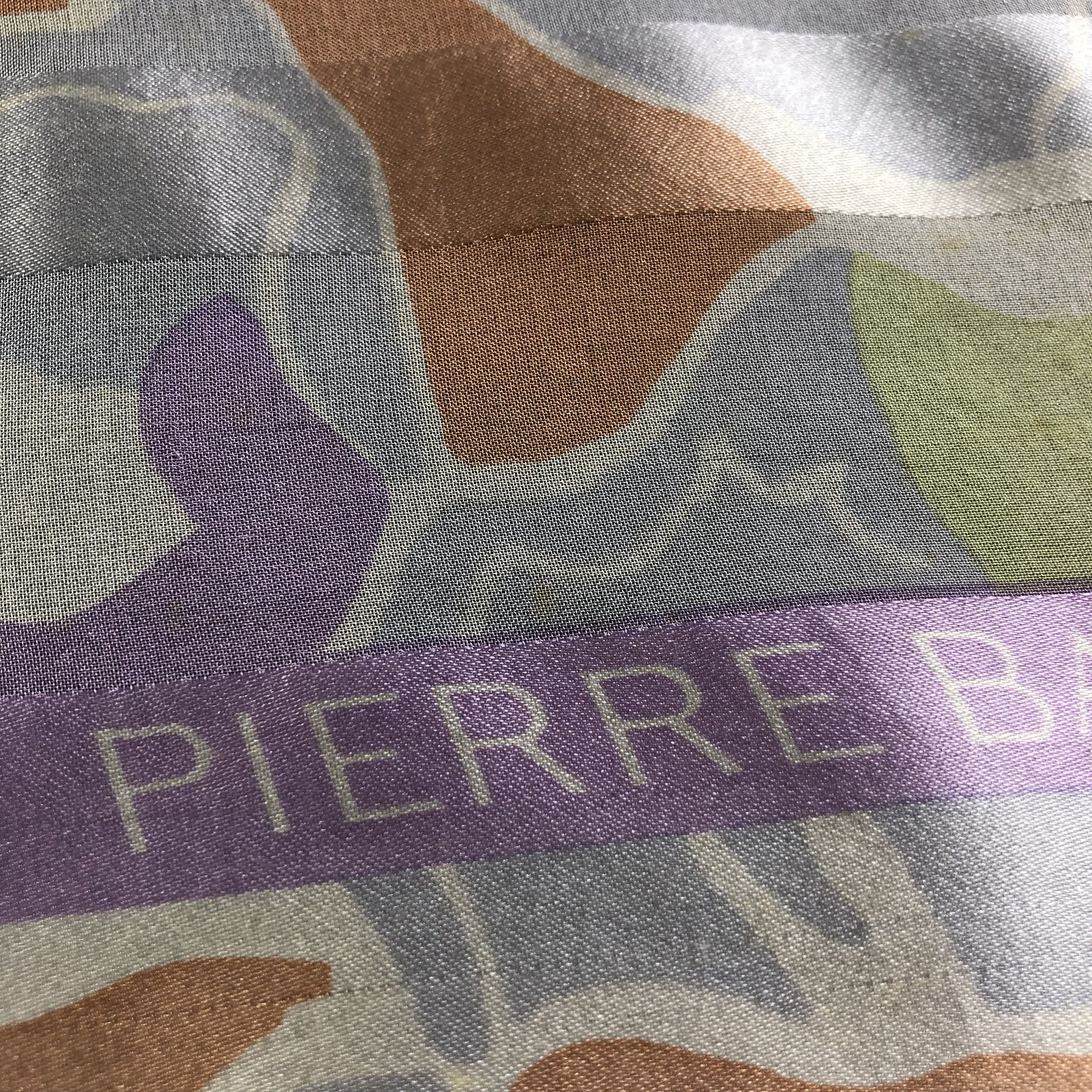Pierre Balmain Vintage Pierre Balmain Floral Silk Scarf M495 Size ONE SIZE - 7 Thumbnail