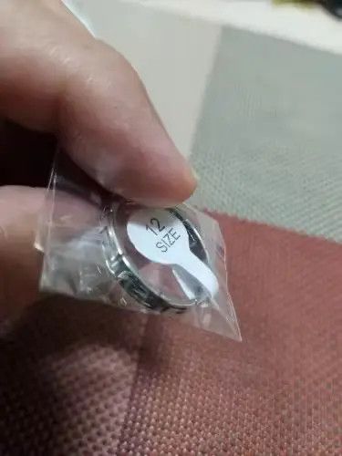 Other Silver Color Geometry Line Ring Size ONE SIZE - 3 Thumbnail