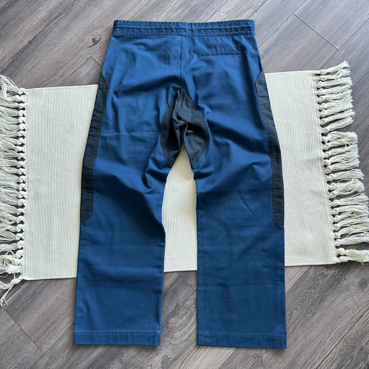 Nicholas Daley NICHOLAS DALEY Two-Tone Waxed Cotton Pullcord Trousers Size US 30 / EU 46 - 9 Thumbnail