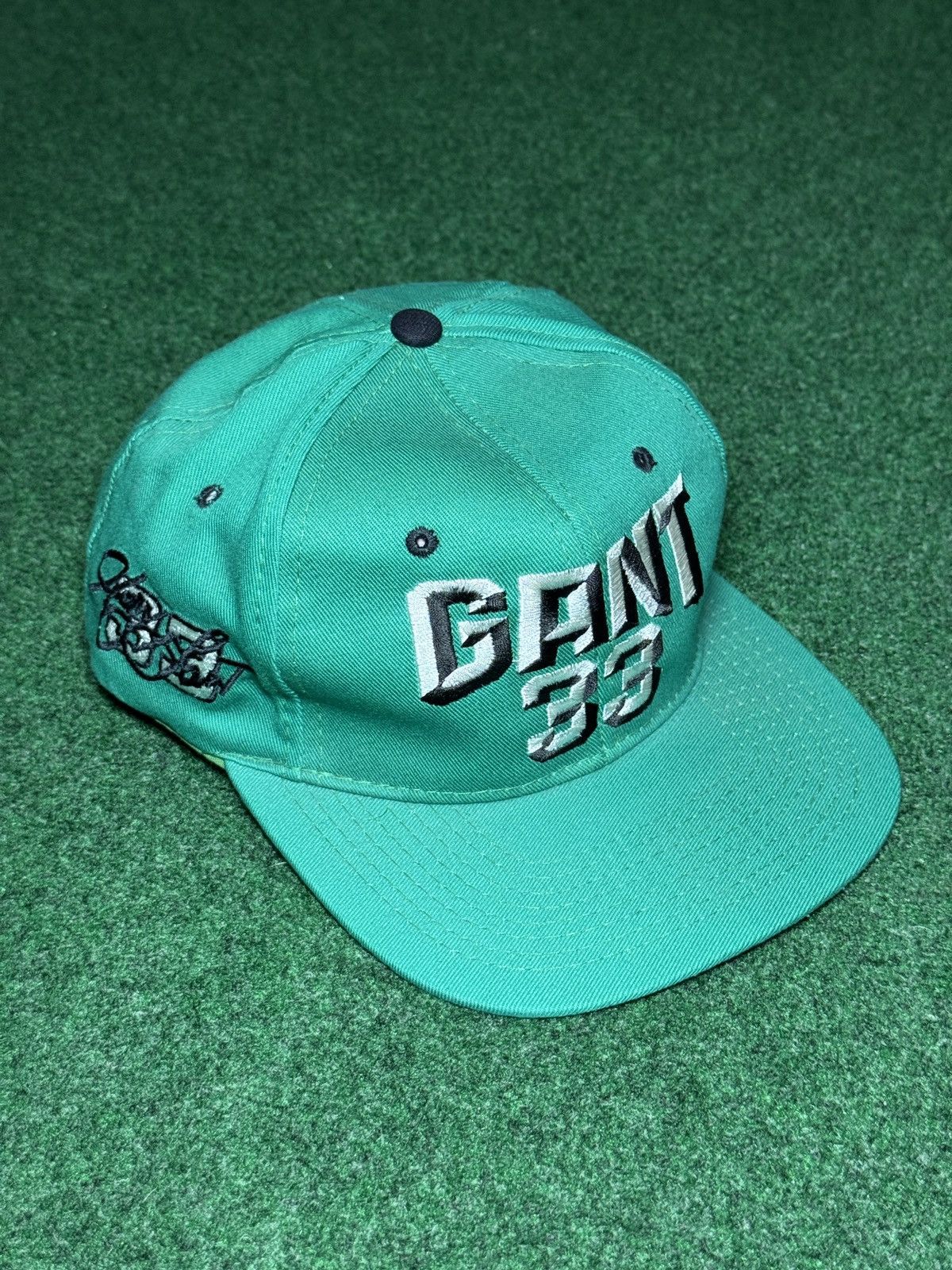 Vintage 90s Harry Gant Nascar Kelly Green Saint Patricks Day Hat Size ONE SIZE - 1 Thumbnail