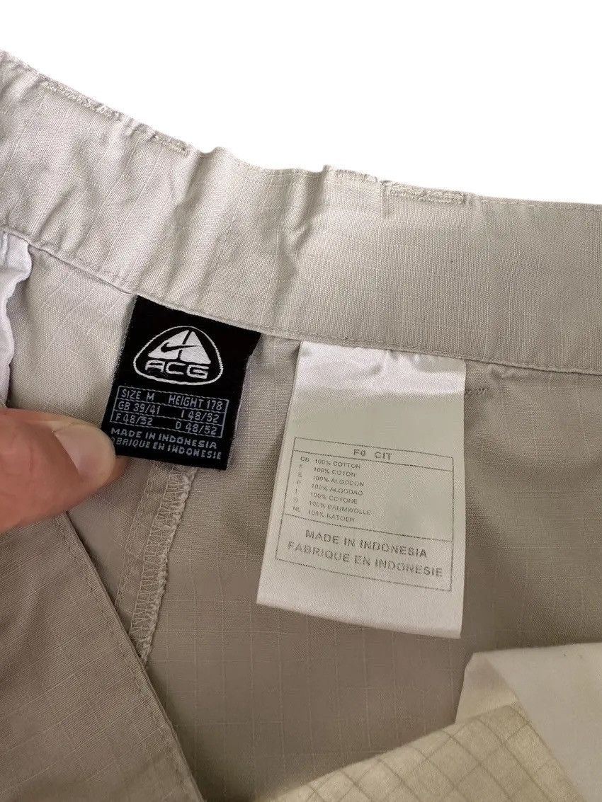 Nike × Nike ACG × Vintage Vintage Nike ACG Cargo Beige Pants Size US 34 / EU 50 - 5 Thumbnail
