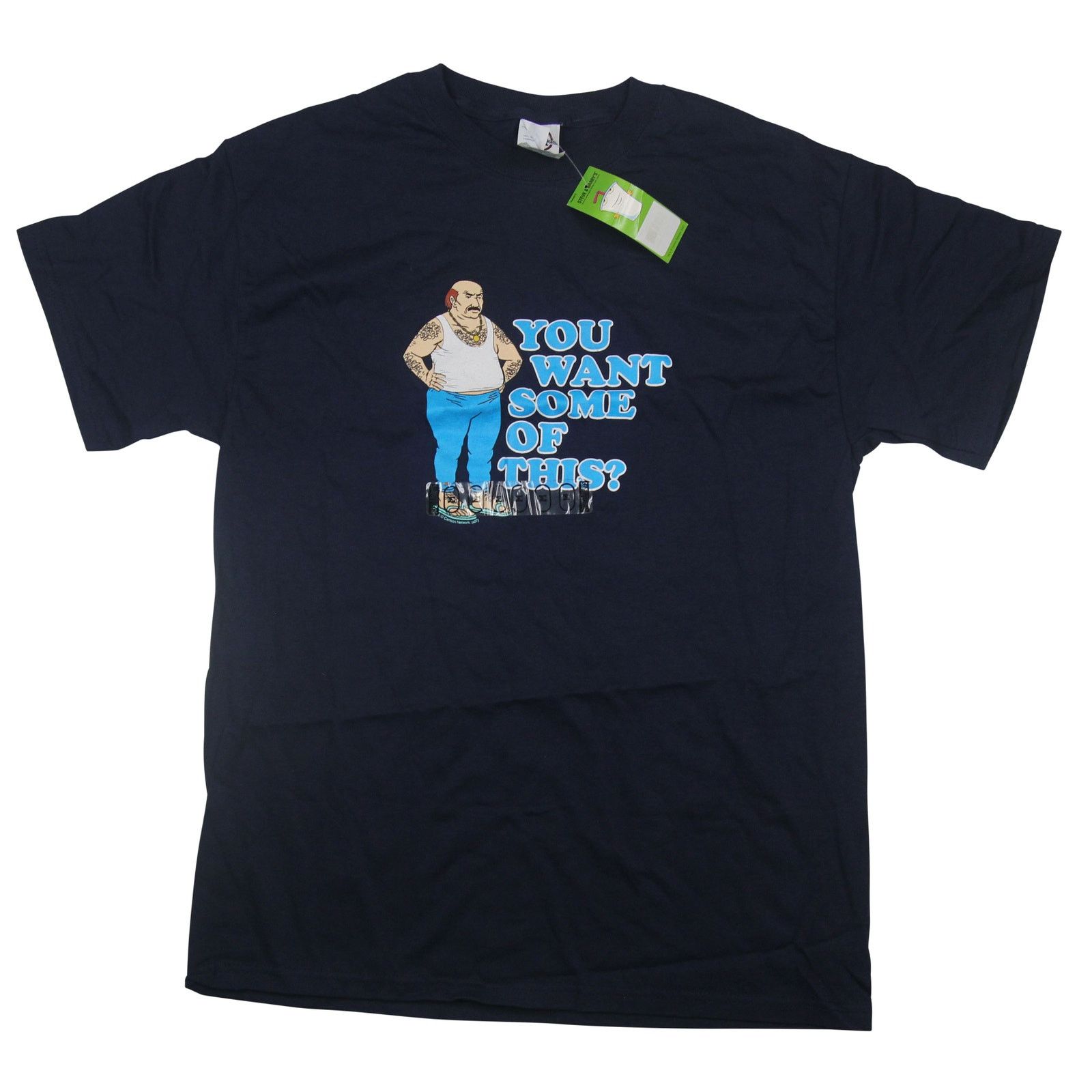 Maglietta Uomo Aqua Teen Hunger Force Turchese 100% Cotone – Fan Serie Cartone