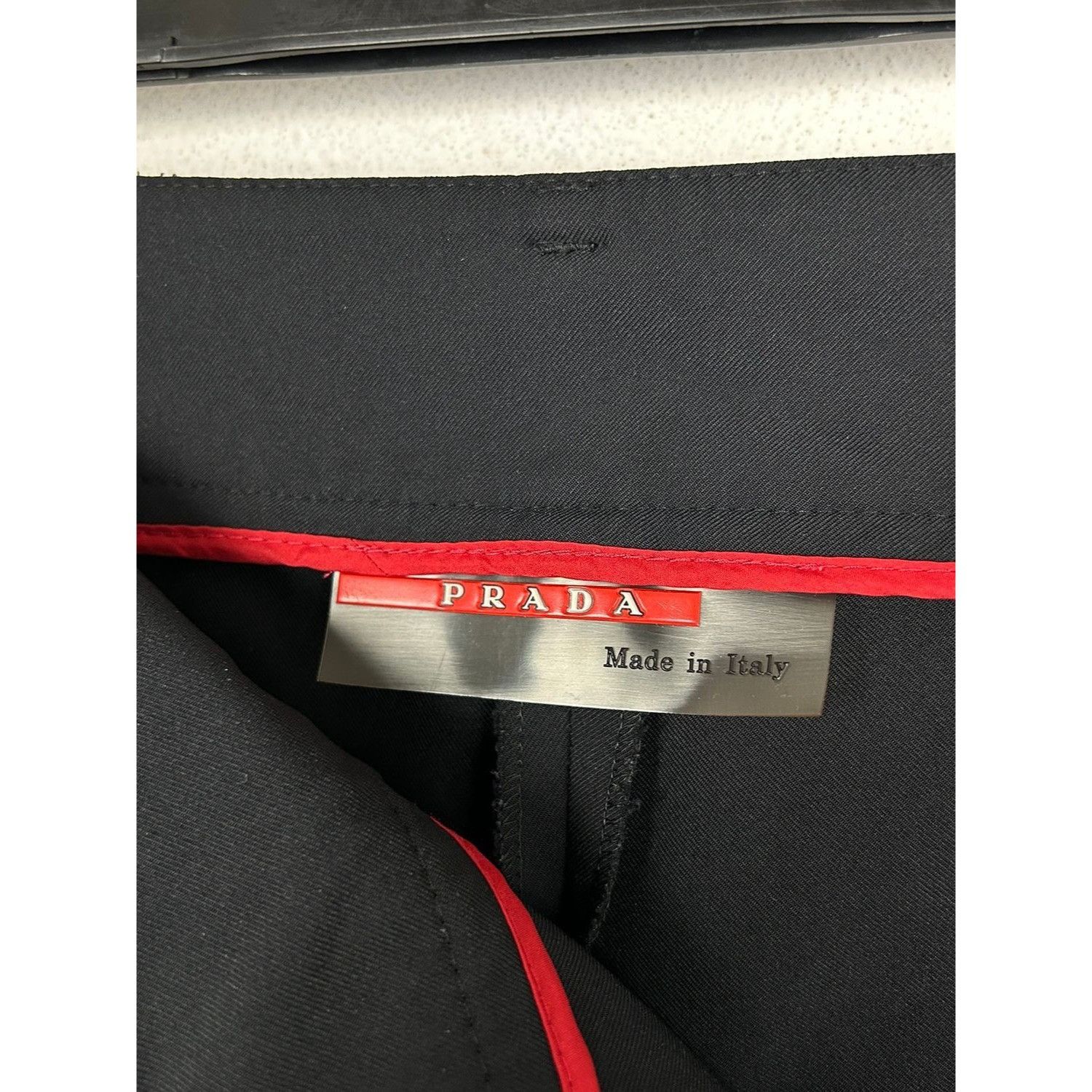 Prada Vintage WMN'S Prada Lightweight Pants In Black Size 28" / US 6 / IT 42 - 7 Thumbnail