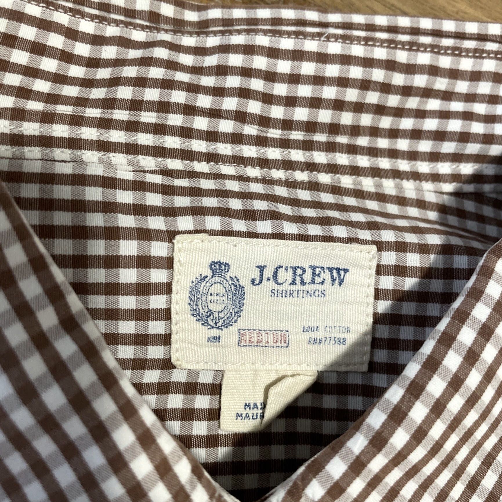 J.Crew J.Crew Gingham Plaid Shirt Men’s M 15-15.5 Cotton Long Sleeve Button-Down Preppy/College/Nerd/Hipster University Multicolor Button-Up Shirt Size US M / EU 48-50 / 2 - 3 Thumbnail
