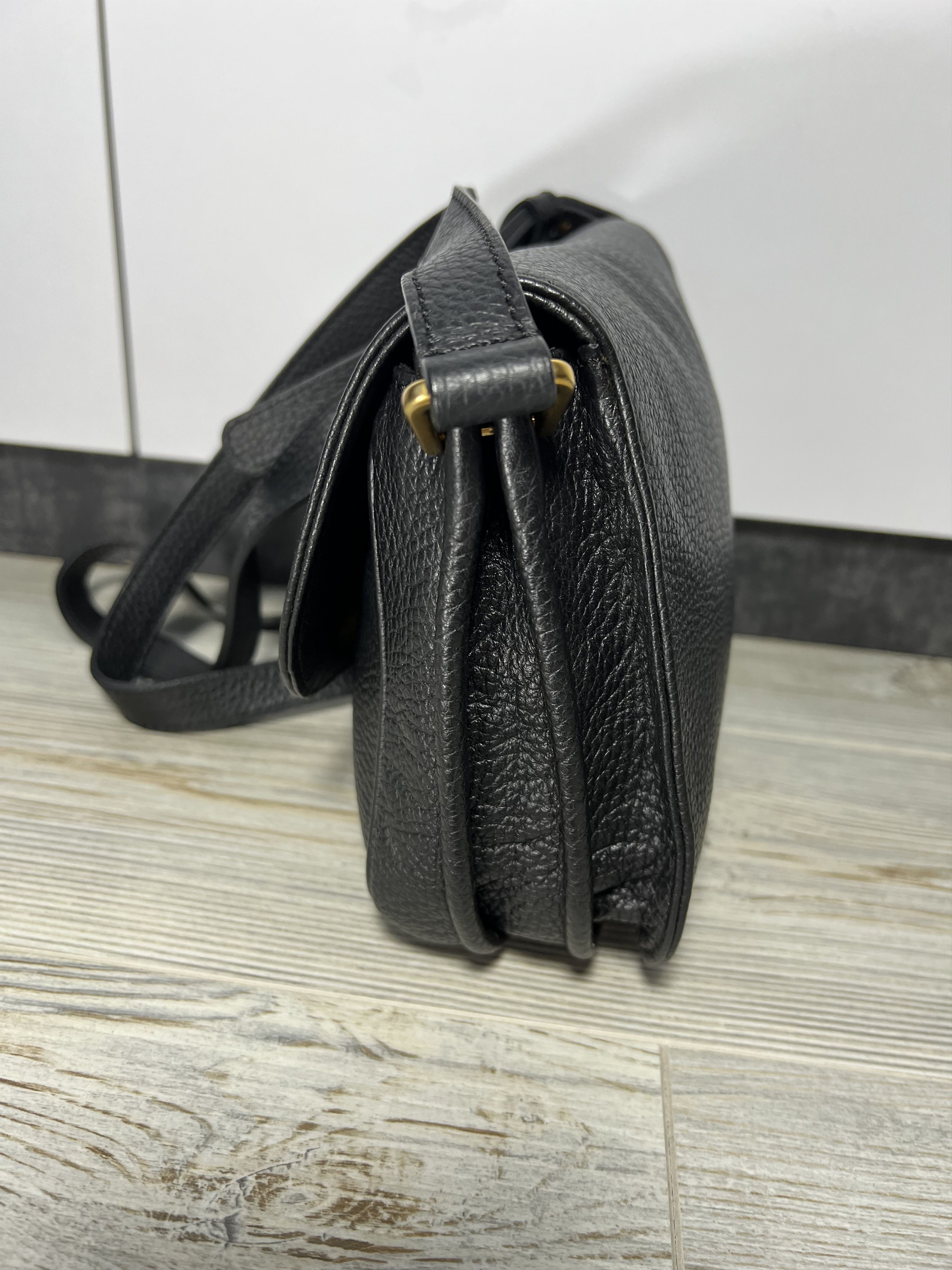 Emporio Armani Emporio Armani Women's Black Calf Leather Crossbody Bag Size ONE SIZE - 5 Thumbnail