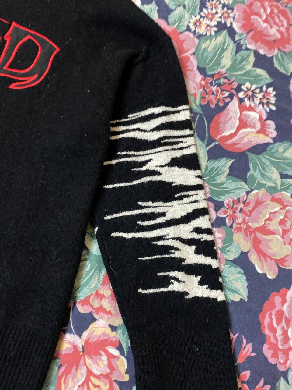 Vintage × Weekday Weekday Half Zip Sweatshirt Boxy Cropped Rap Skate Rock Size XS / US 0-2 / IT 36-38 - 12 Thumbnail
