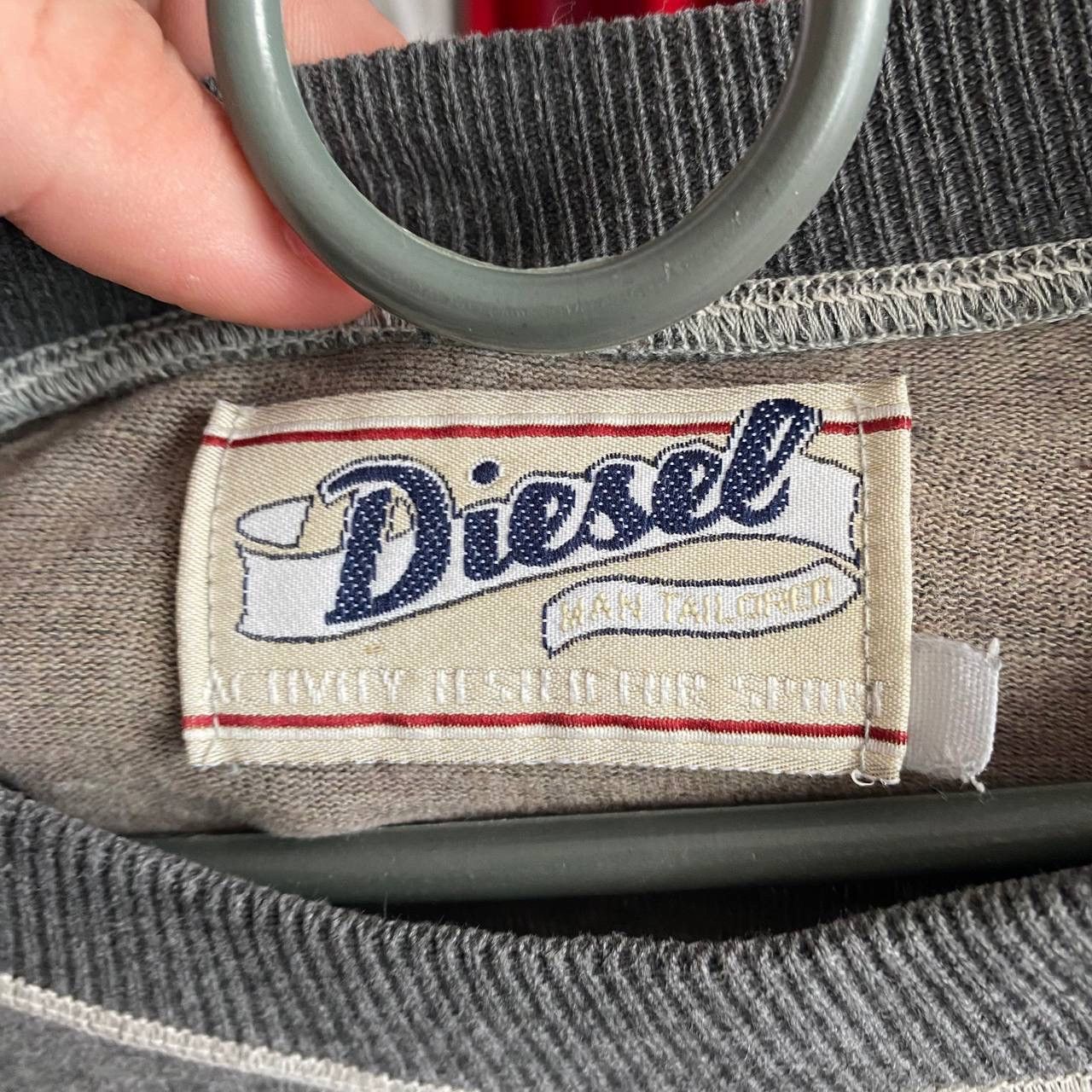 Diesel × Vintage Vintage Diesel big logo 90’s Japanese y2k sweatshirt Size US M / EU 48-50 / 2 - 3 Thumbnail