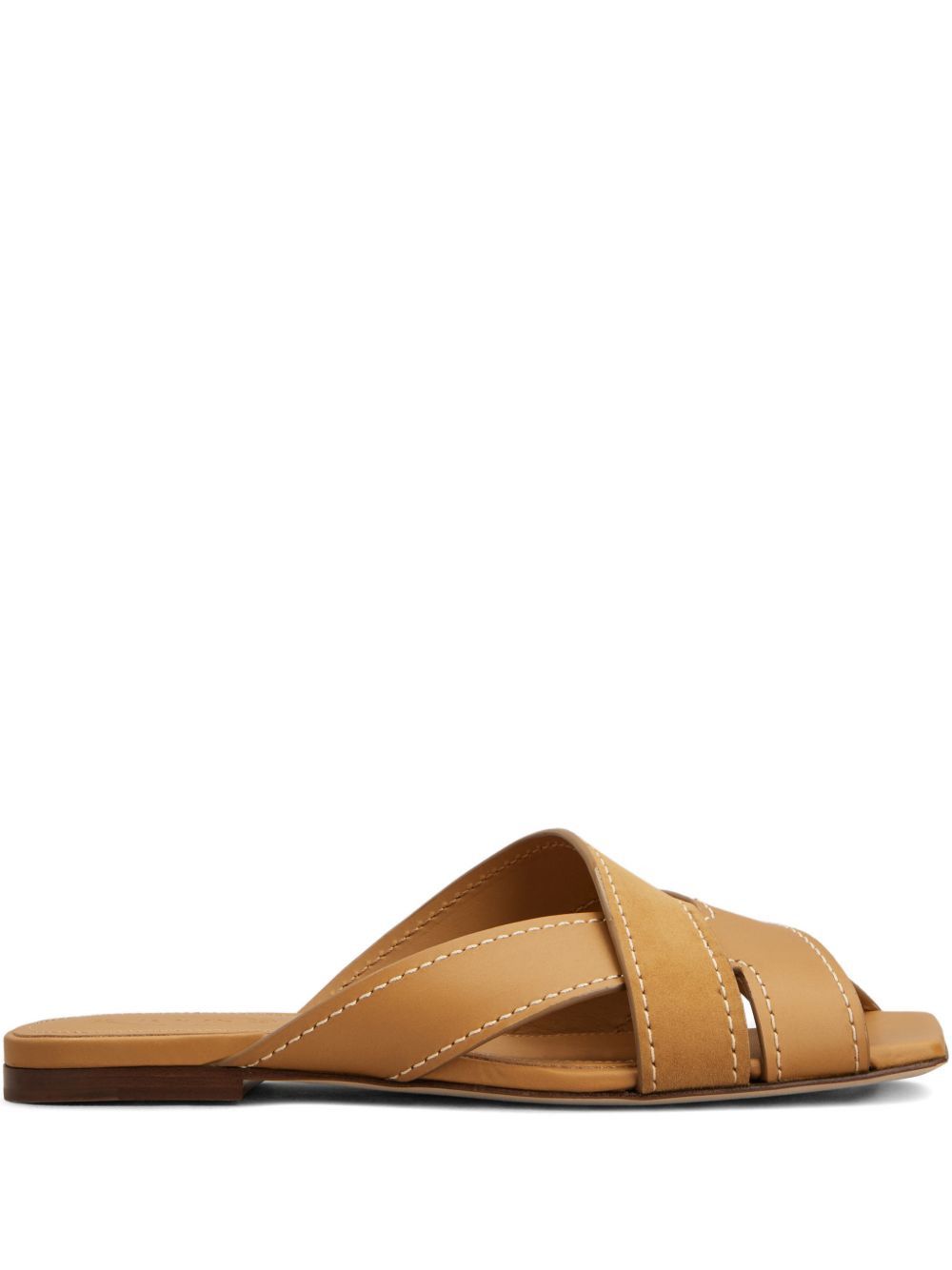 Tod's LEATHER FLAT SANDALS Size US 8 / IT 38 - 1 Thumbnail