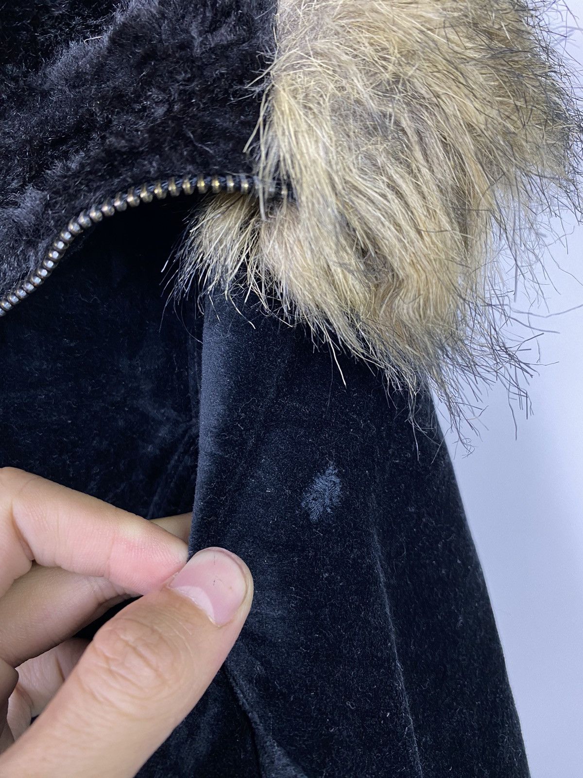 If Six Was Nine × Japanese Brand × Vintage Fur jacket rabbit guess velvet material Size US M / EU 48-50 / 2 - 10 Thumbnail
